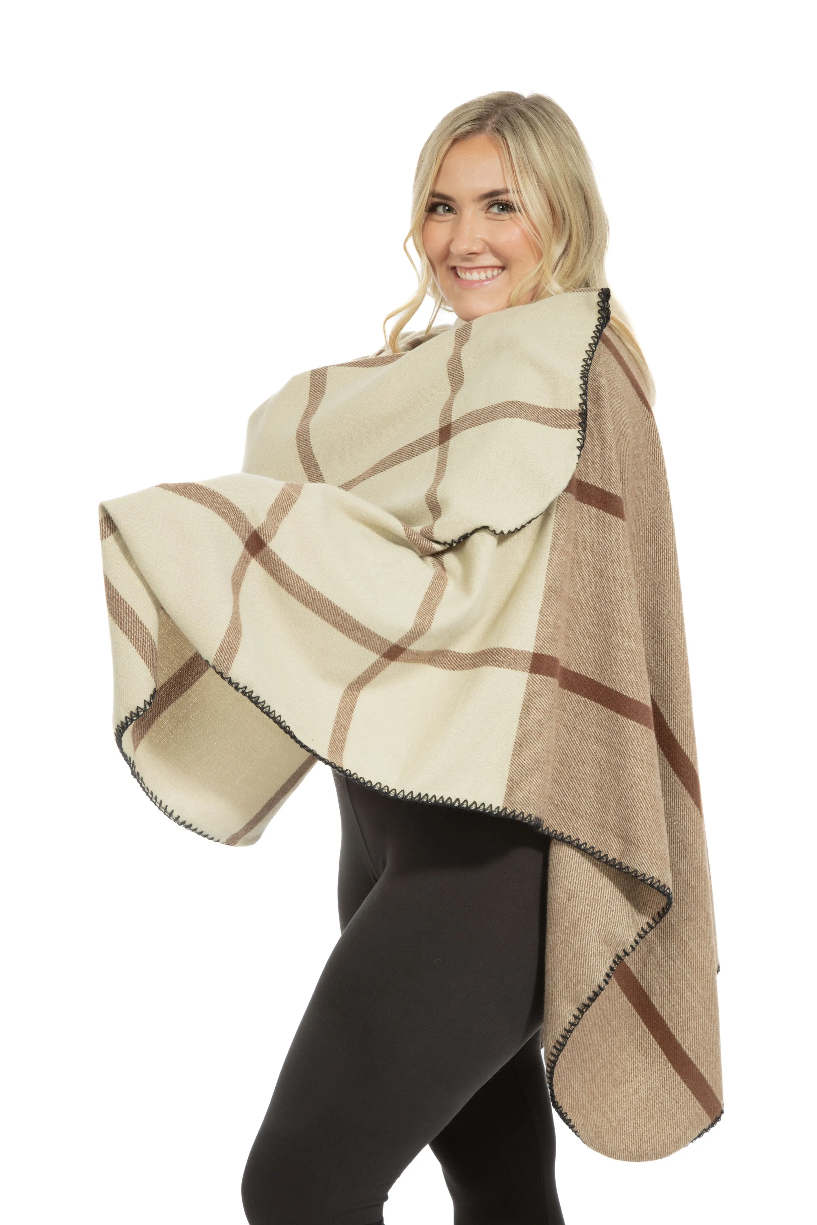 Salomé - Poncho Scarf sold by Just Cozy product image thumbnail 3