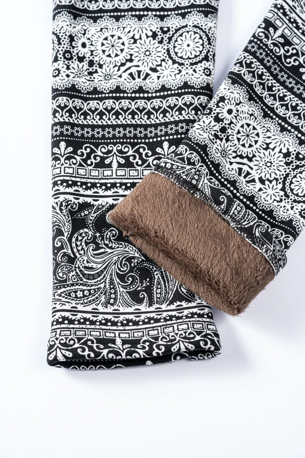 Royal Damask - Cozy Lined Leggings sold by Just Cozy product image thumbnail 5