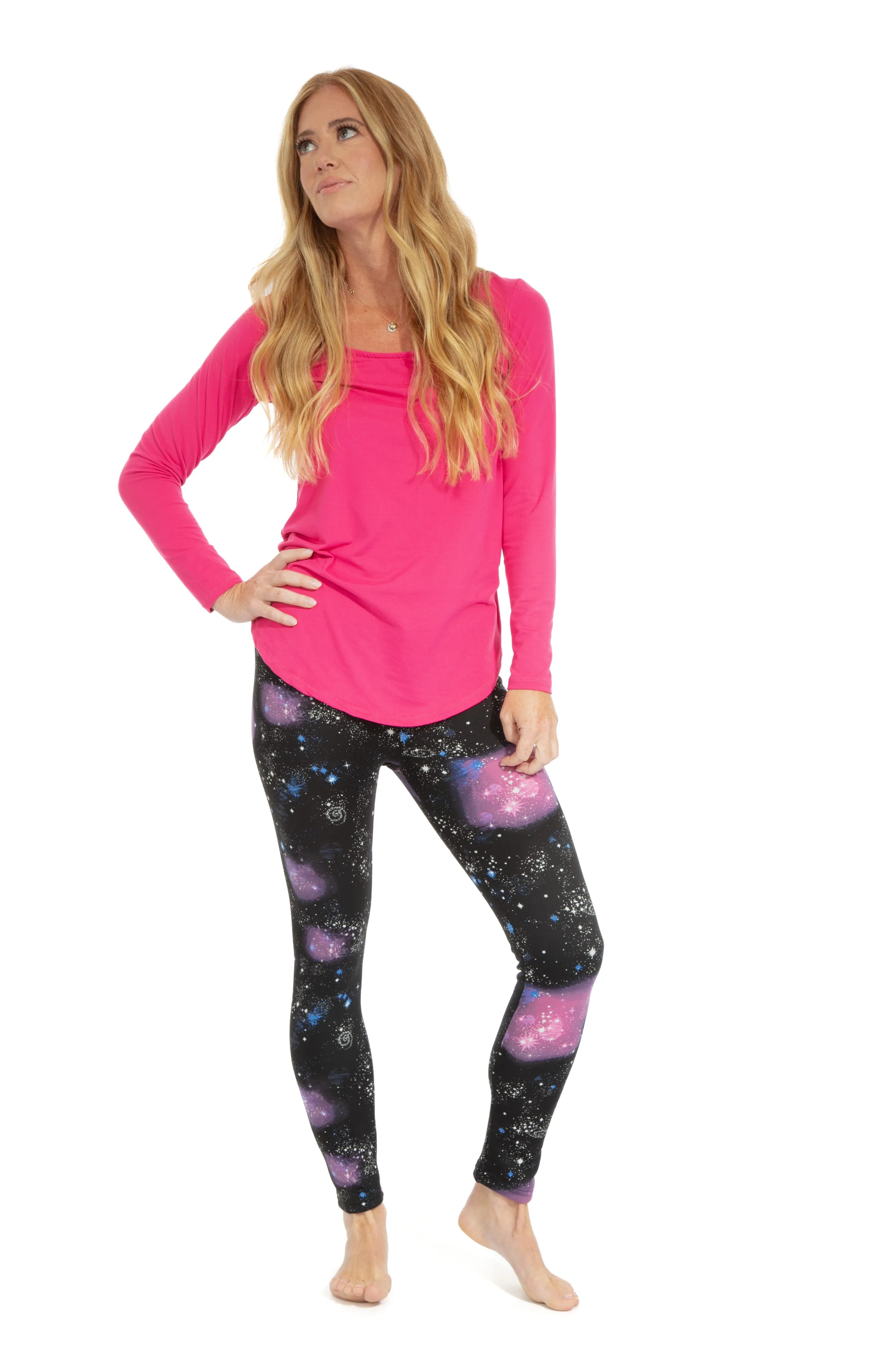 Galaxy - Cozy Lined Leggings sold by Just Cozy product image thumbnail 5