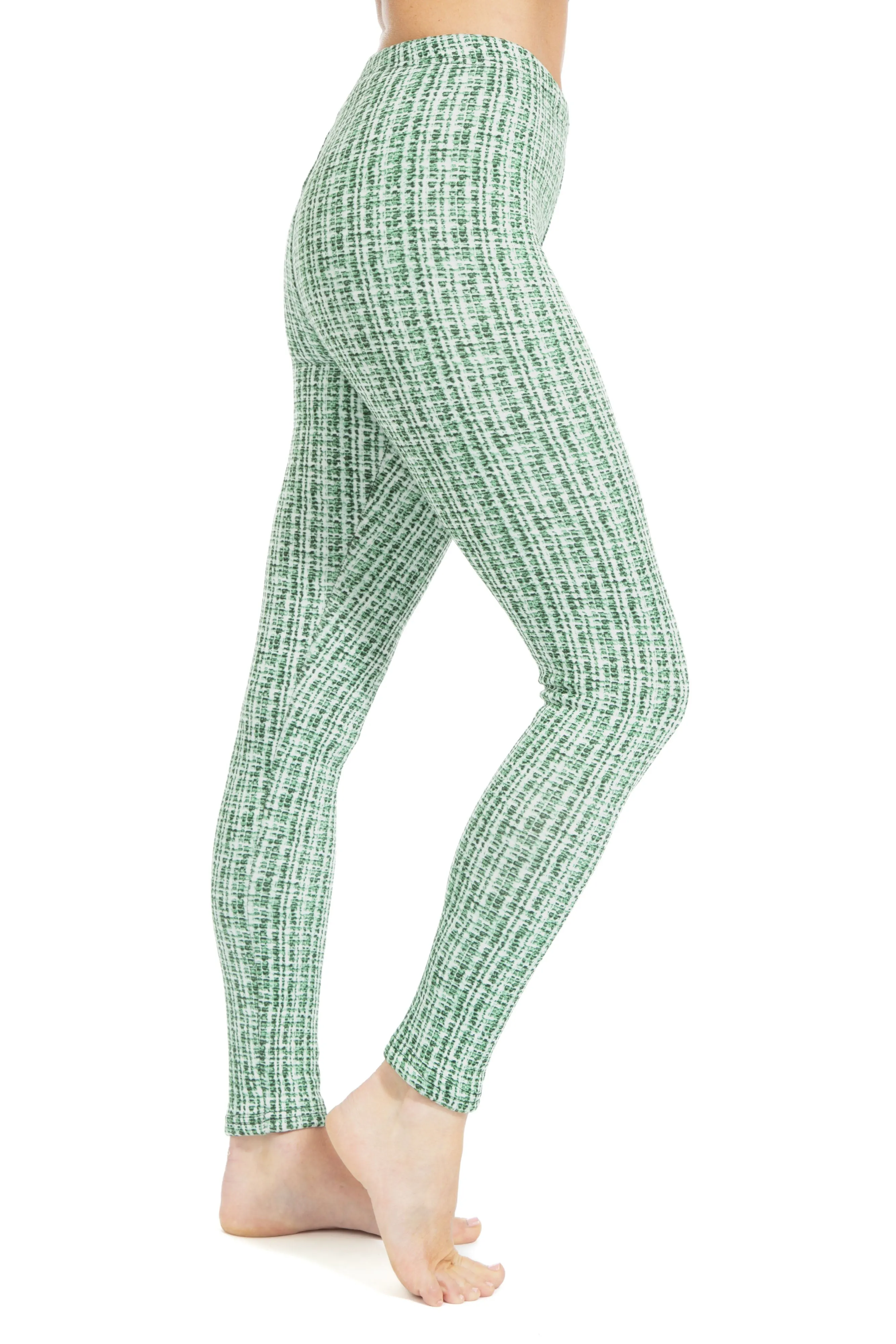 Green Design - Cozy Lined Leggings sold by Just Cozy