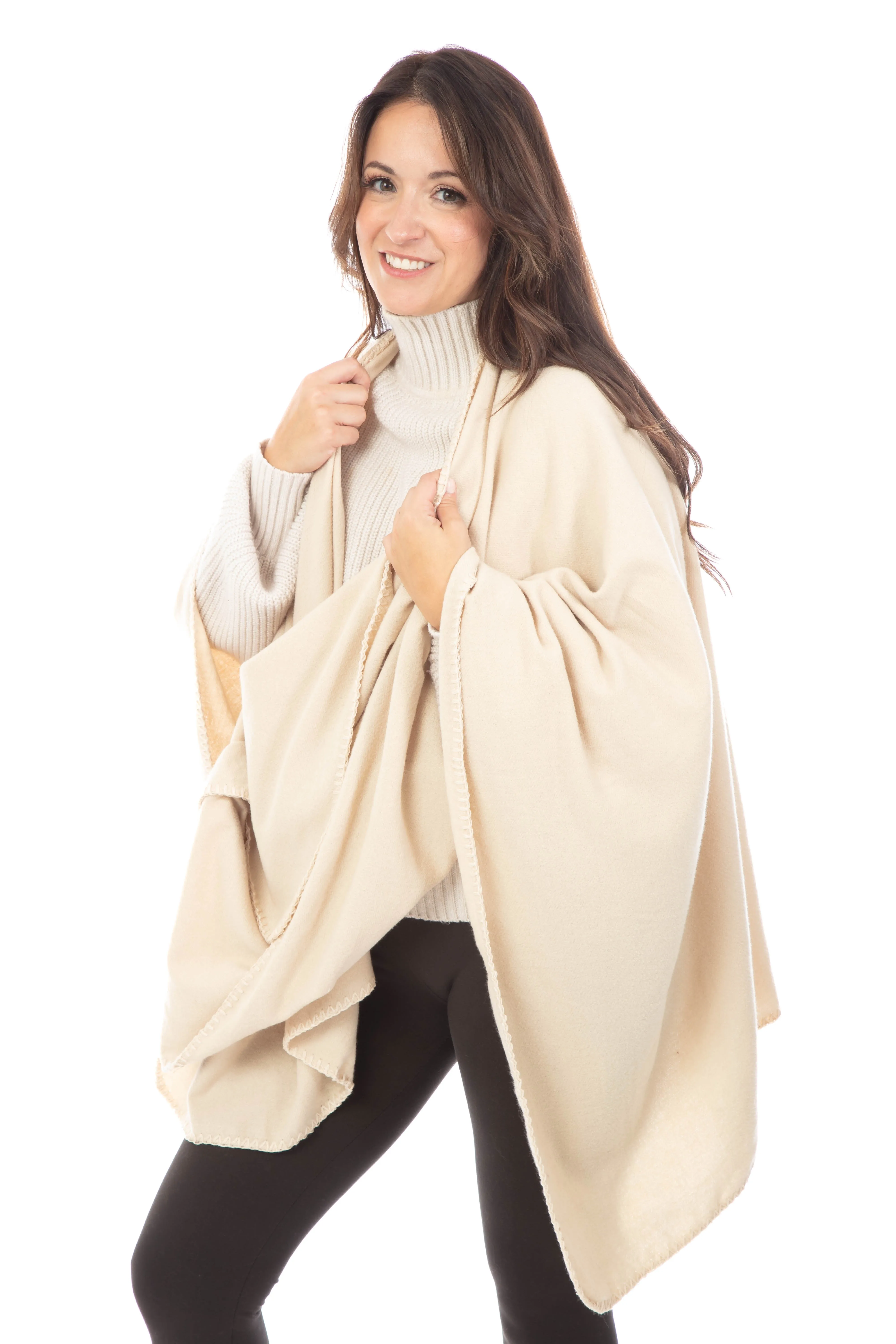 Bertie - Poncho Scarf sold by Just Cozy