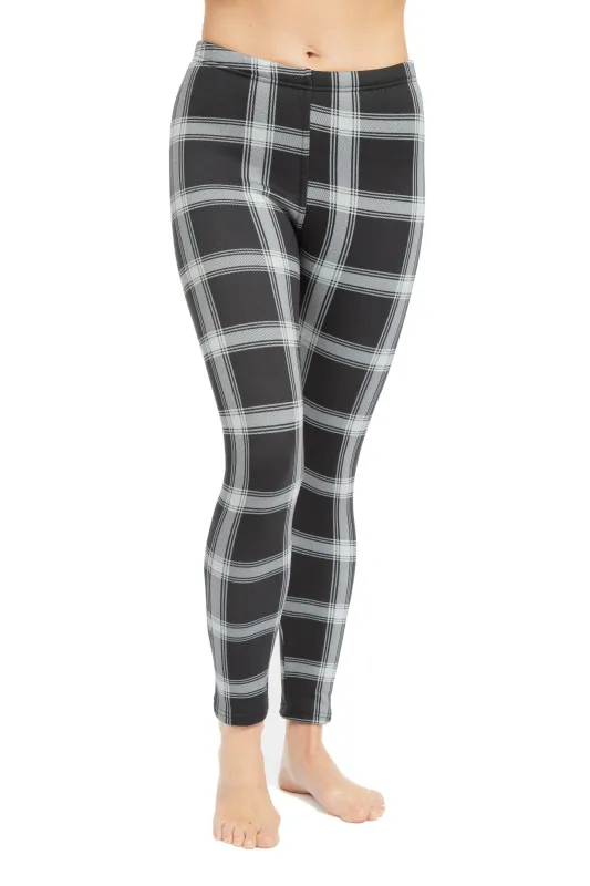 B&W Checkered - Cozy Lined Leggings sold by Just Cozy