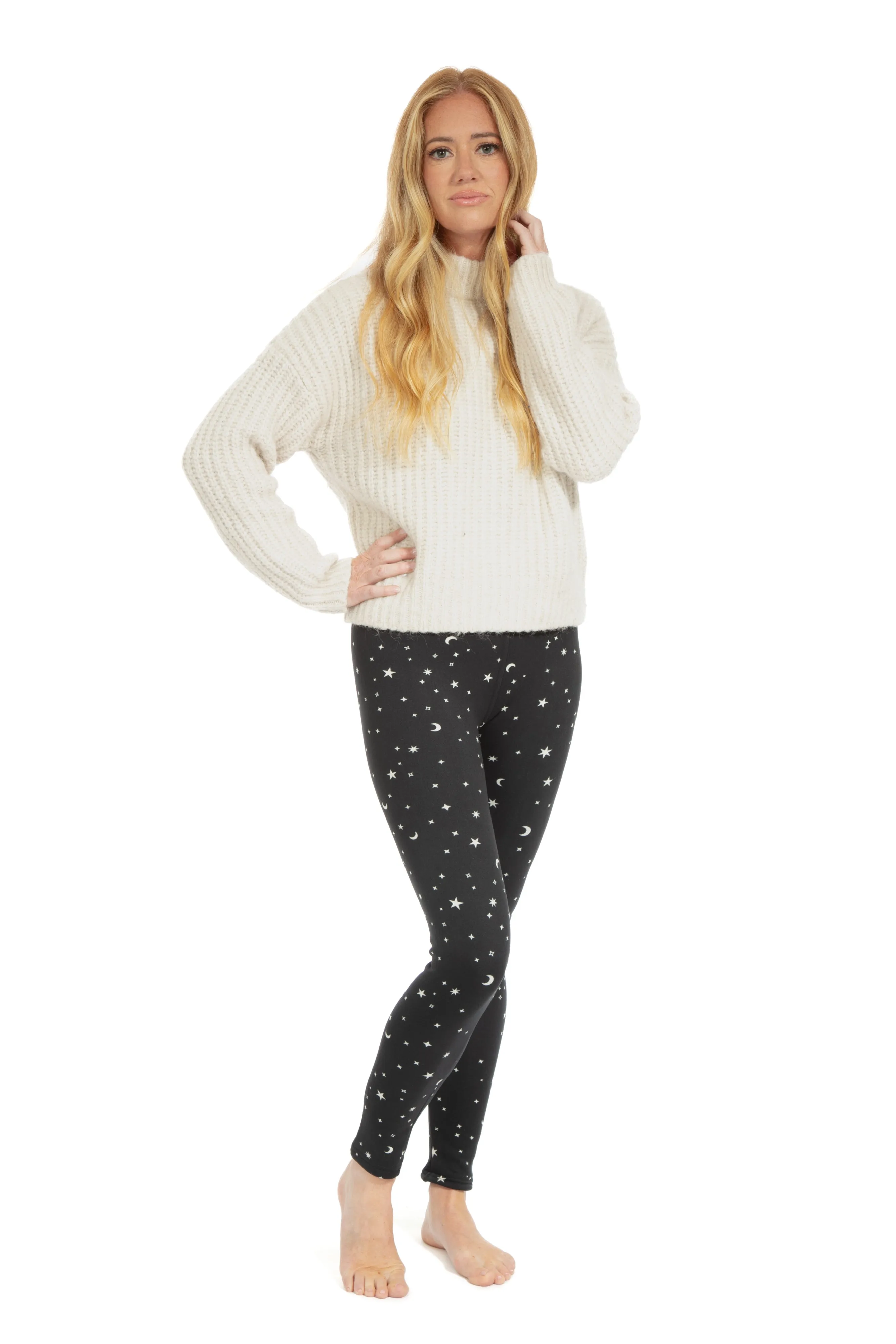 Dark Astral - Cozy Lined Leggings sold by Just Cozy product image thumbnail 2