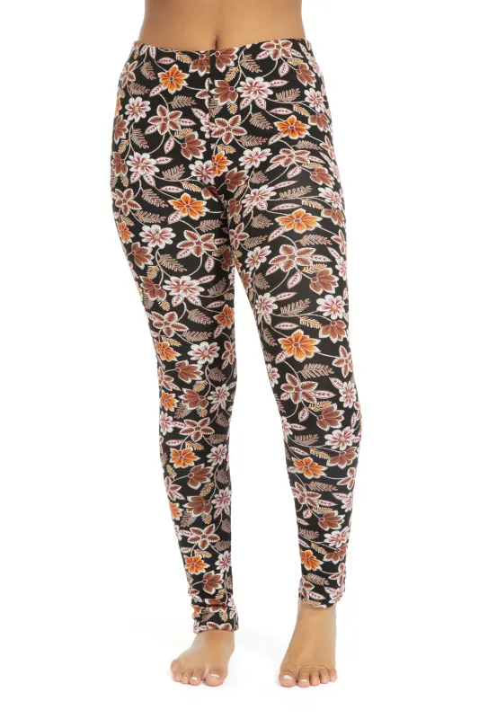 Autumn Blossom - Cozy Lined Leggings sold by Just Cozy