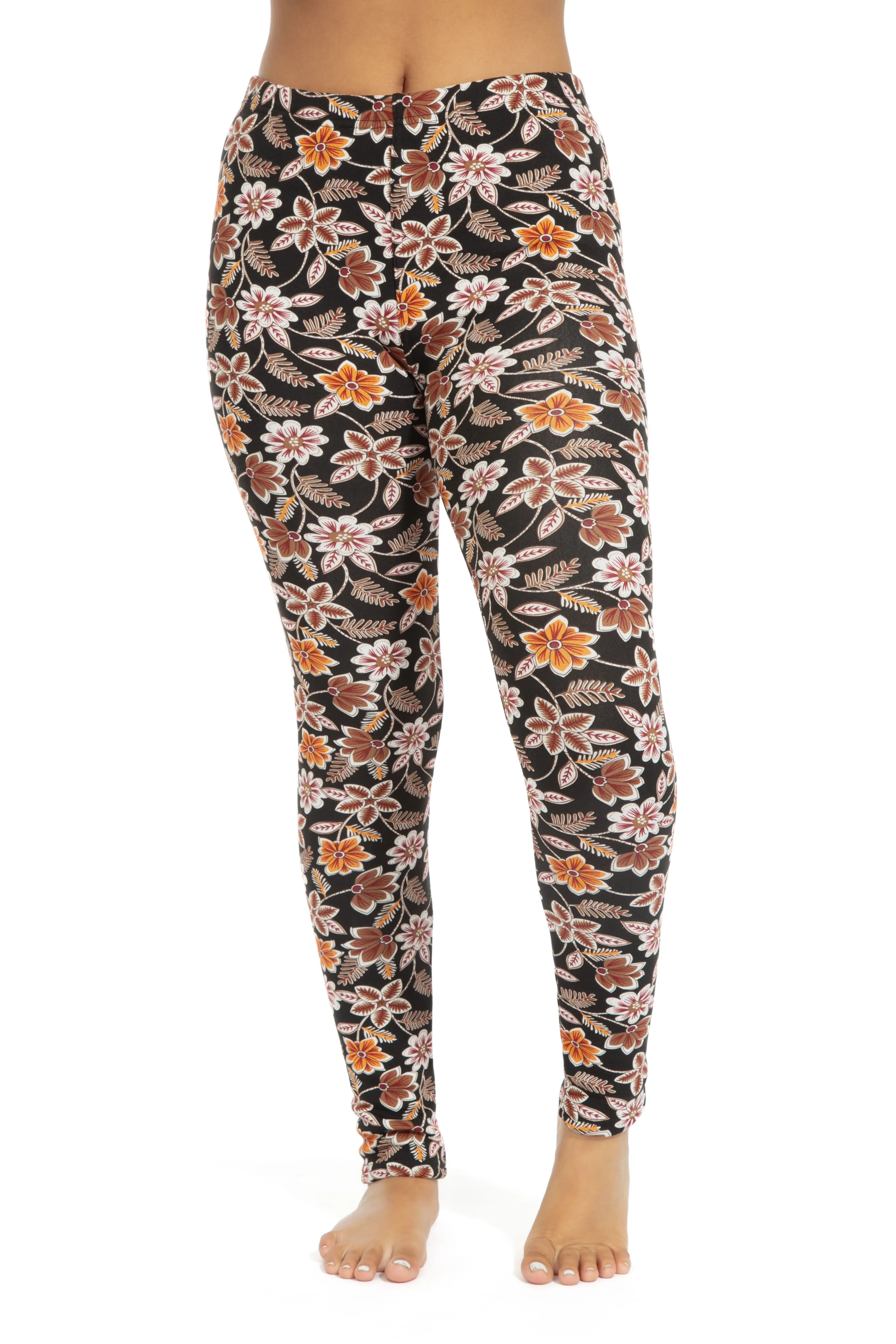 Autumn Blossom - Cozy Lined Leggings sold by Just Cozy