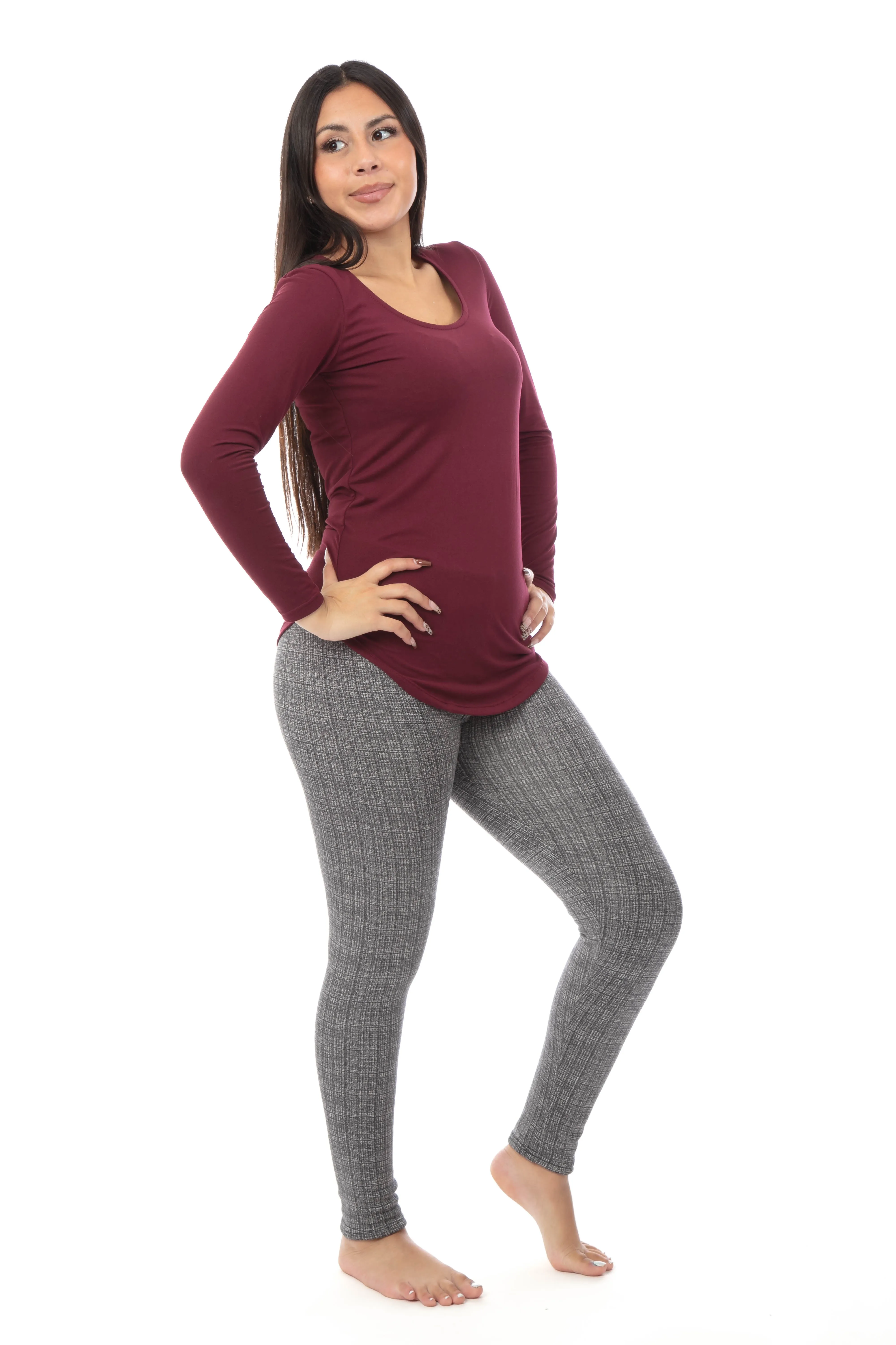 G&W Marbled - Cozy Lined Leggings sold by Just Cozy product image thumbnail 4