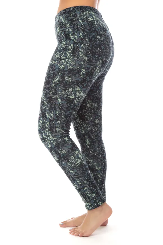 Green Shades - Cozy Lined Leggings sold by Just Cozy