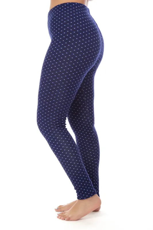 Blue Diamond - Cozy Lined Leggings made by Just Cozy