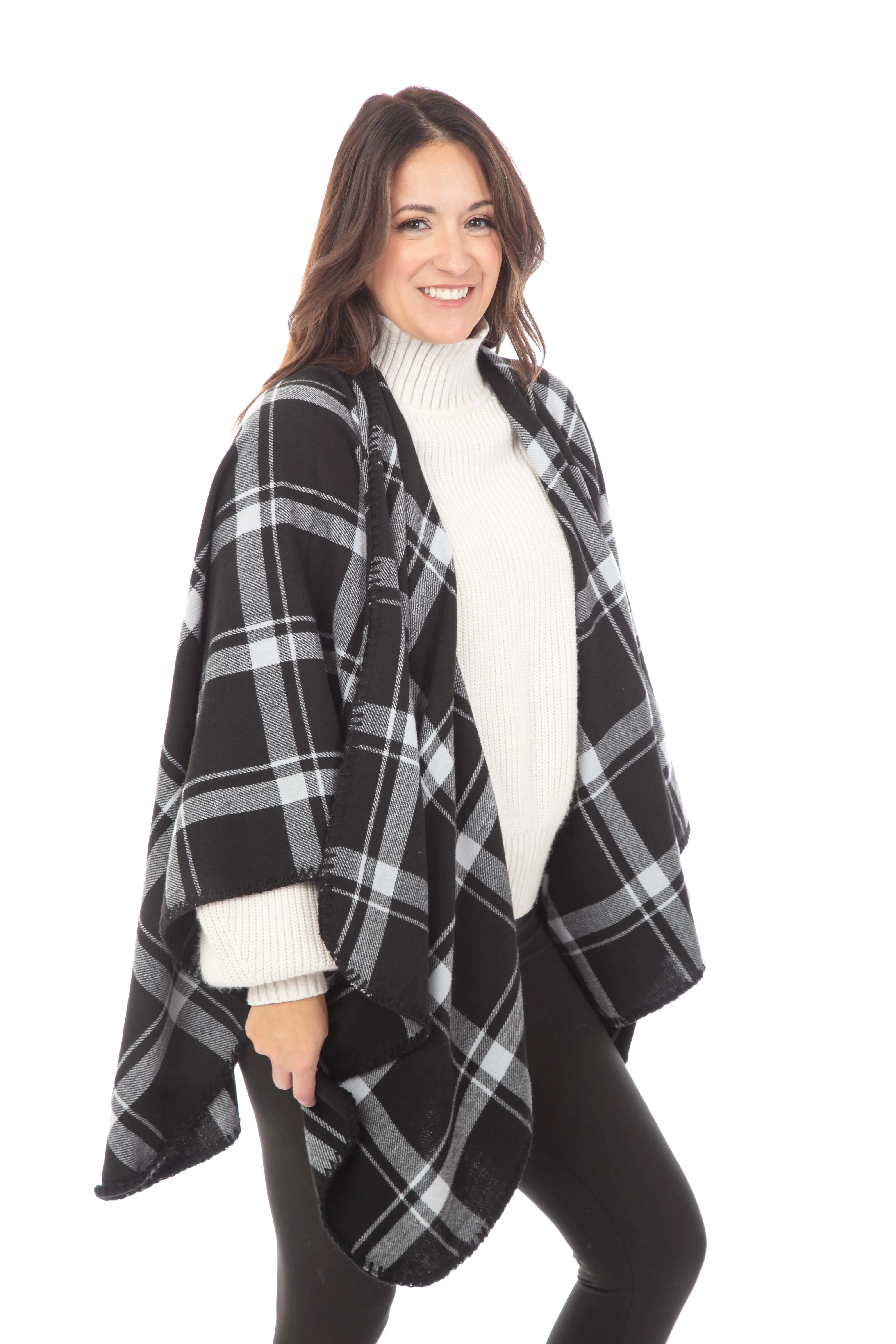 Dorian - Poncho Scarf sold by Just Cozy product image thumbnail 3