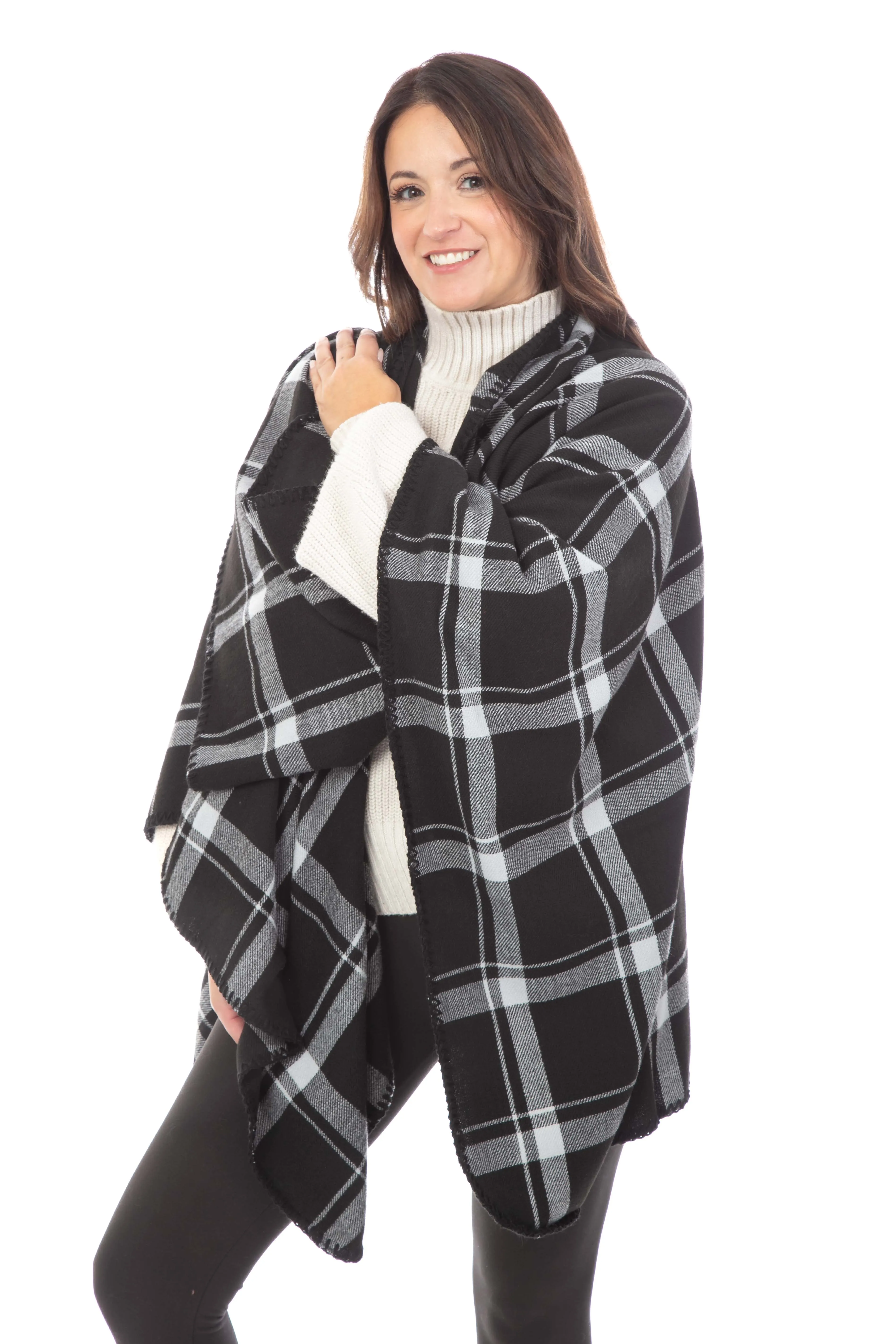 Dorian - Poncho Scarf sold by Just Cozy