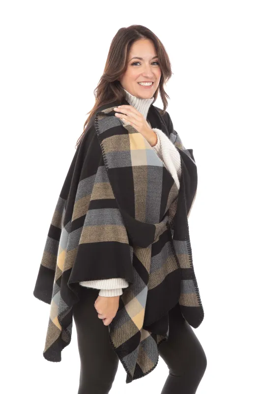 Haley - Poncho Scarf sold by Just Cozy