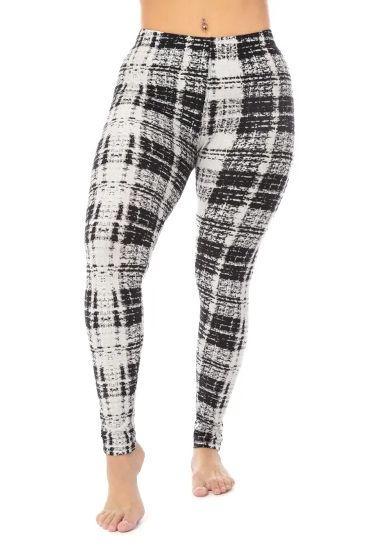 Plaid Print - All Season Leggings sold by Just Cozy