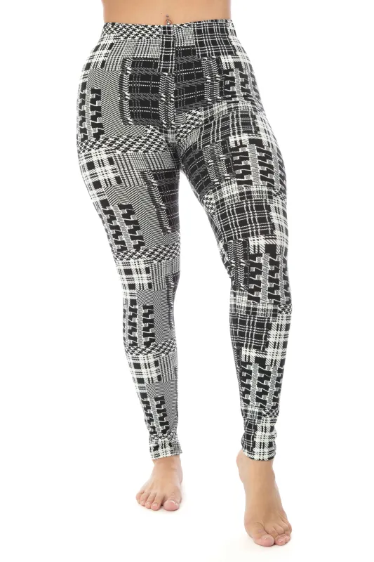 Black & White Abstract - All Season Leggings sold by Just Cozy