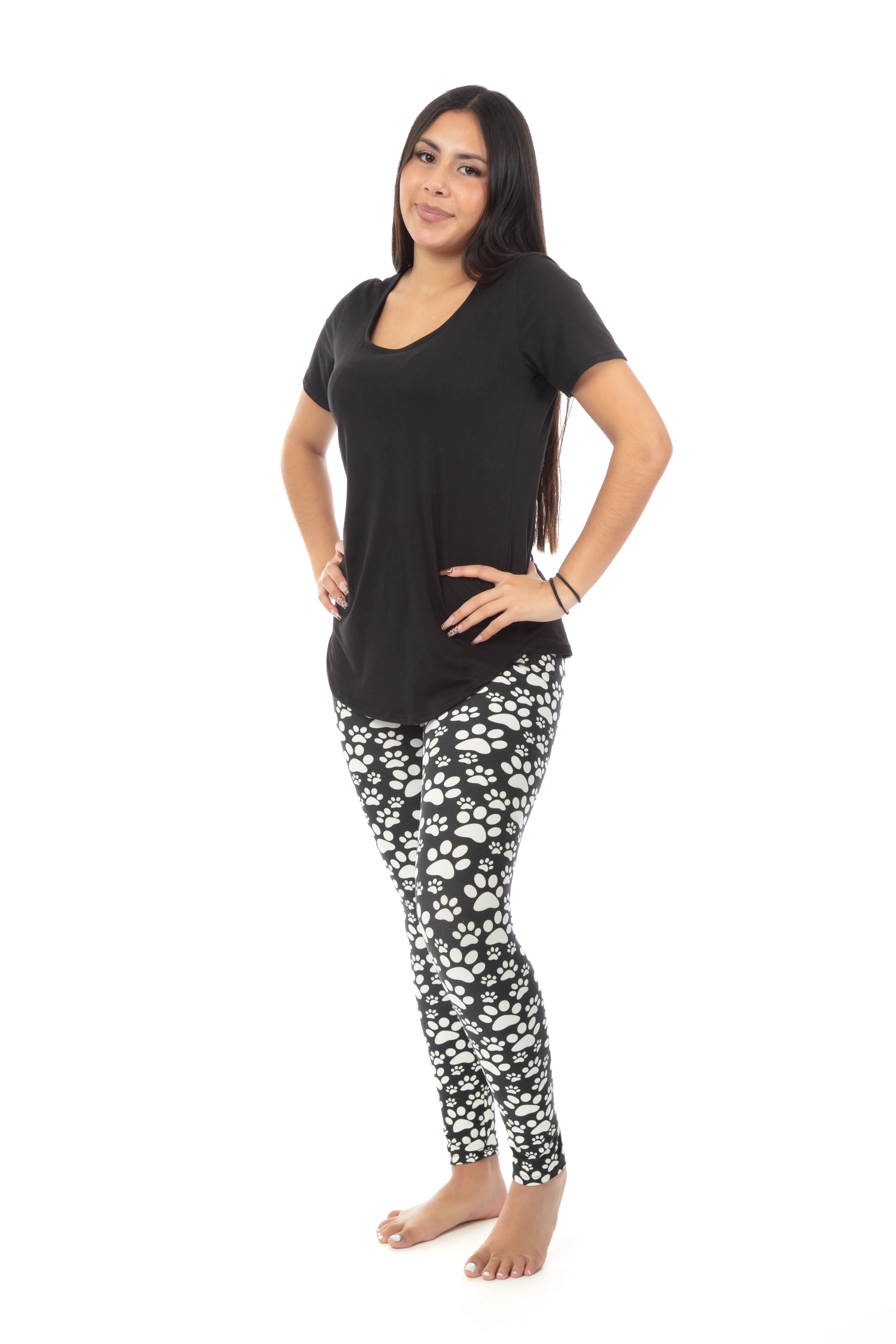 White Paws - All Season Leggings sold by Just Cozy product image thumbnail 3