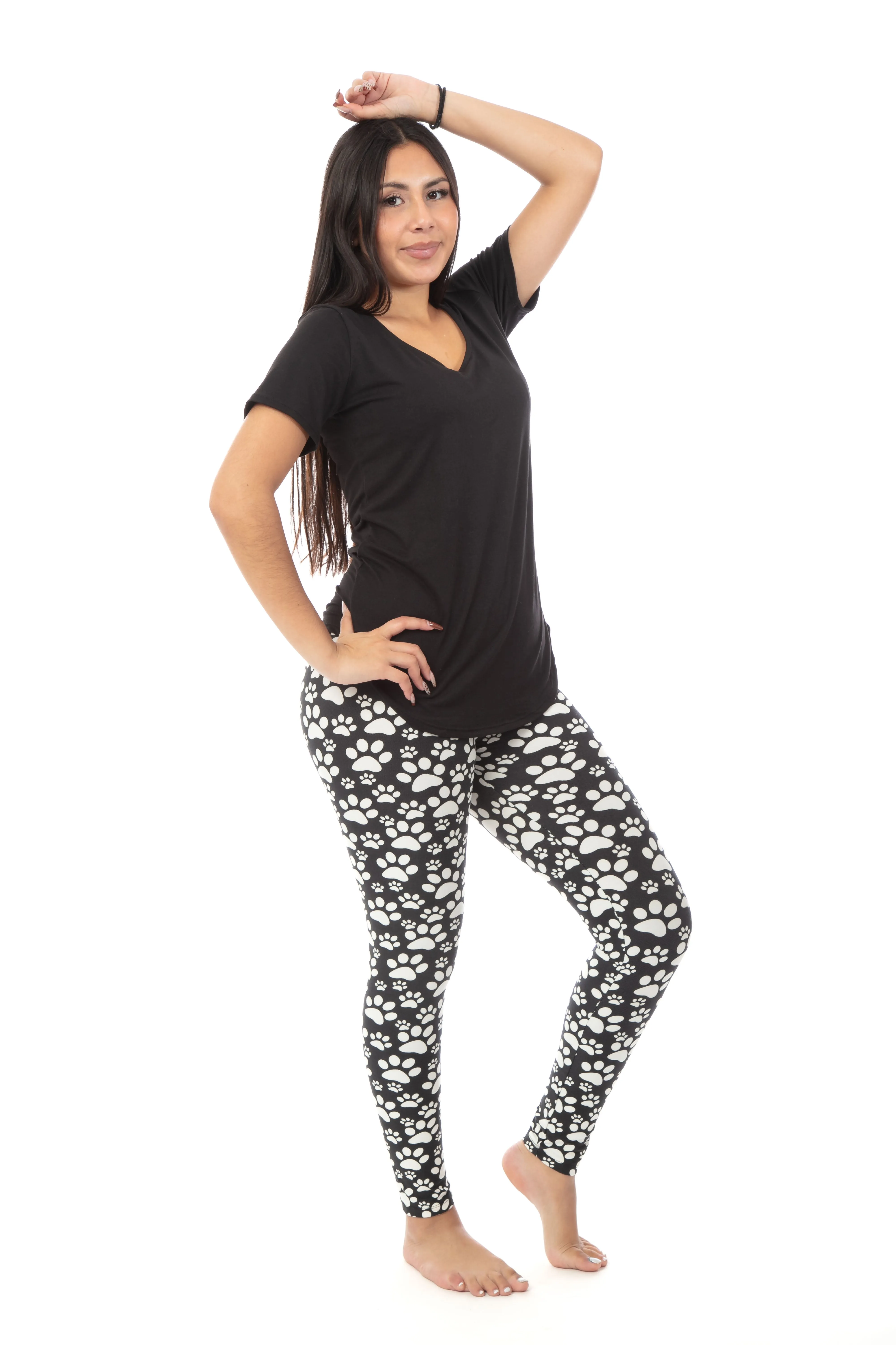 White Paws - All Season Leggings sold by Just Cozy product image thumbnail 4