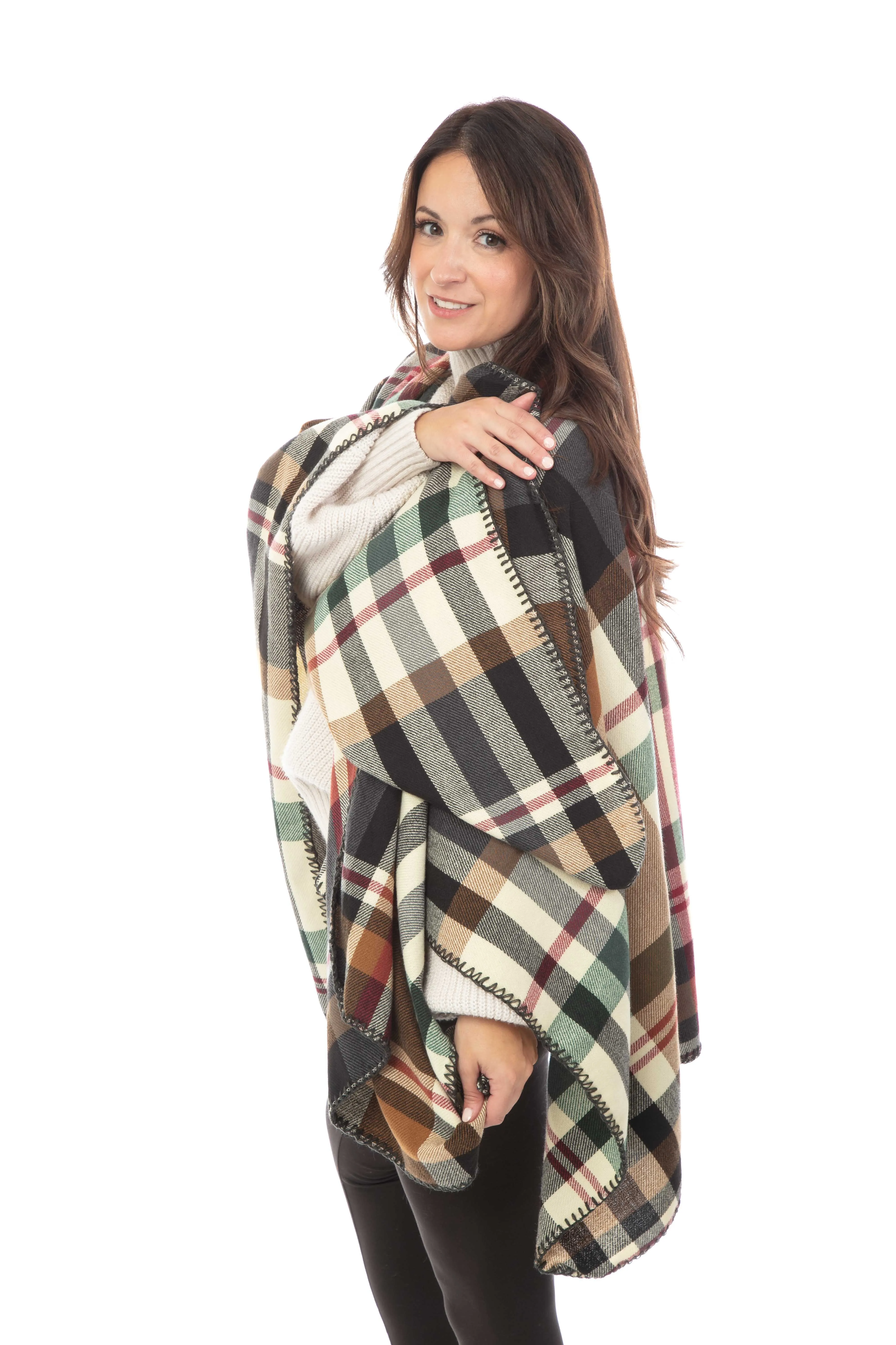 Margarita - Poncho Scarf sold by Just Cozy product image thumbnail 4