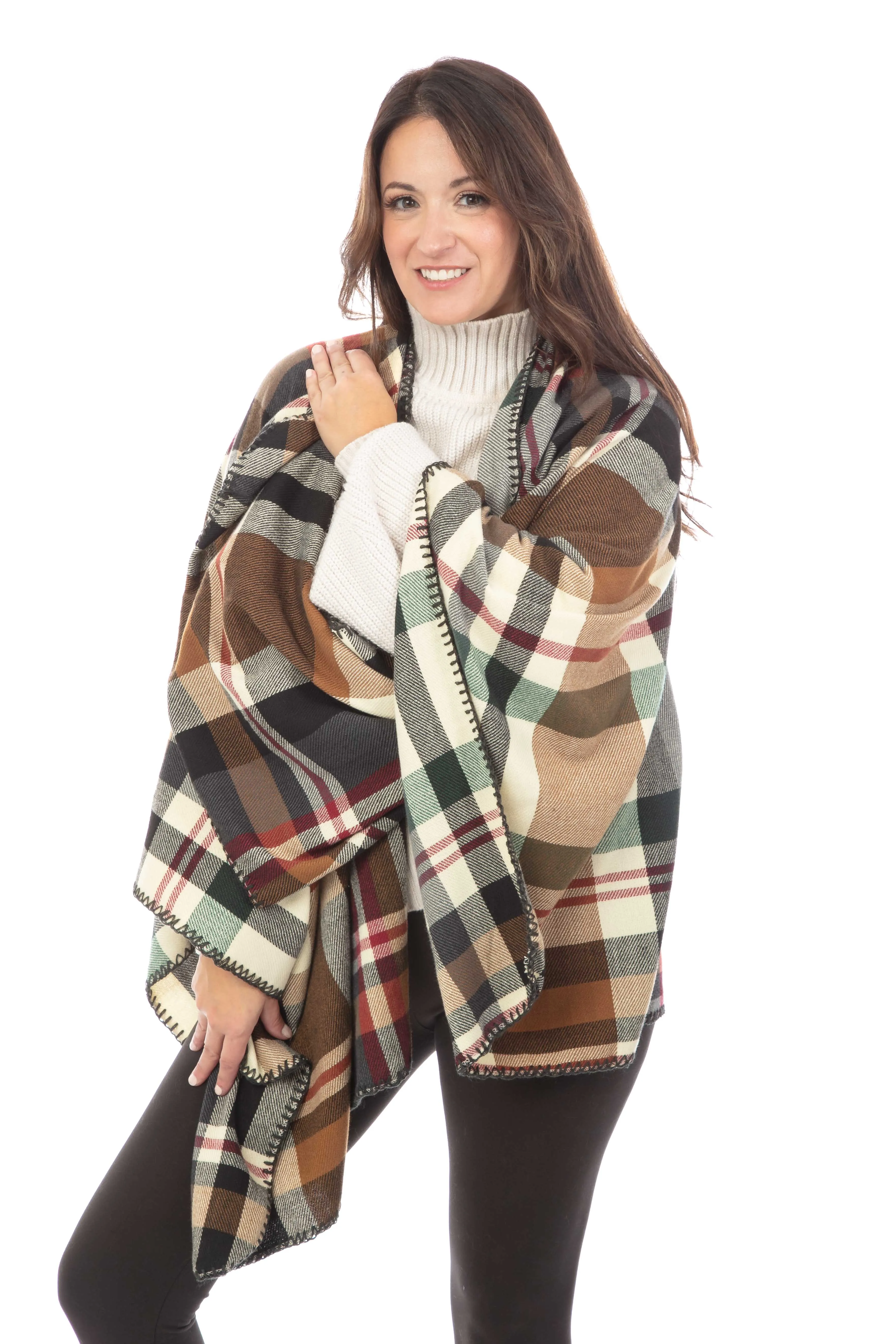 Margarita - Poncho Scarf sold by Just Cozy