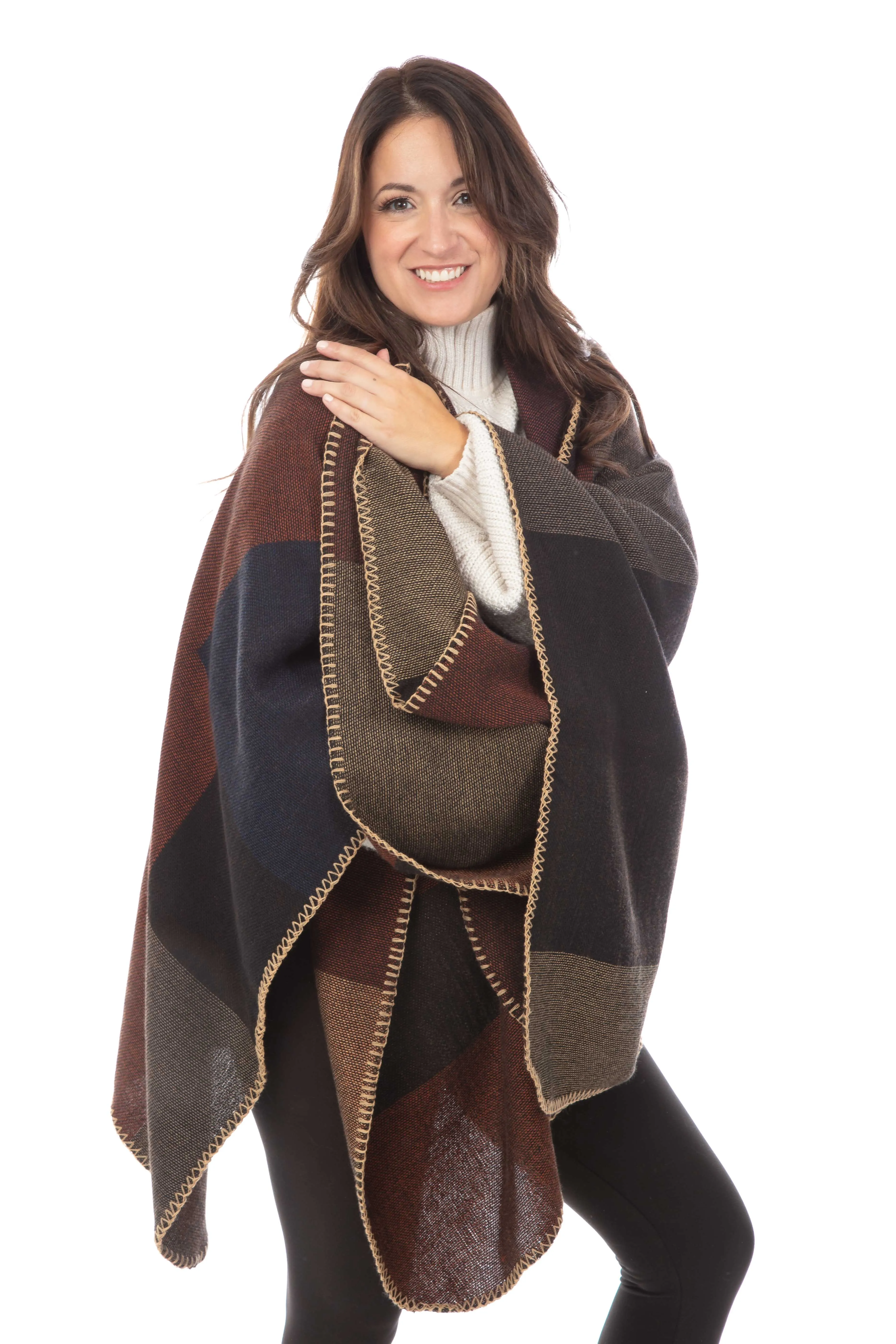 Jimena - Poncho Scarf sold by Just Cozy product image thumbnail 3