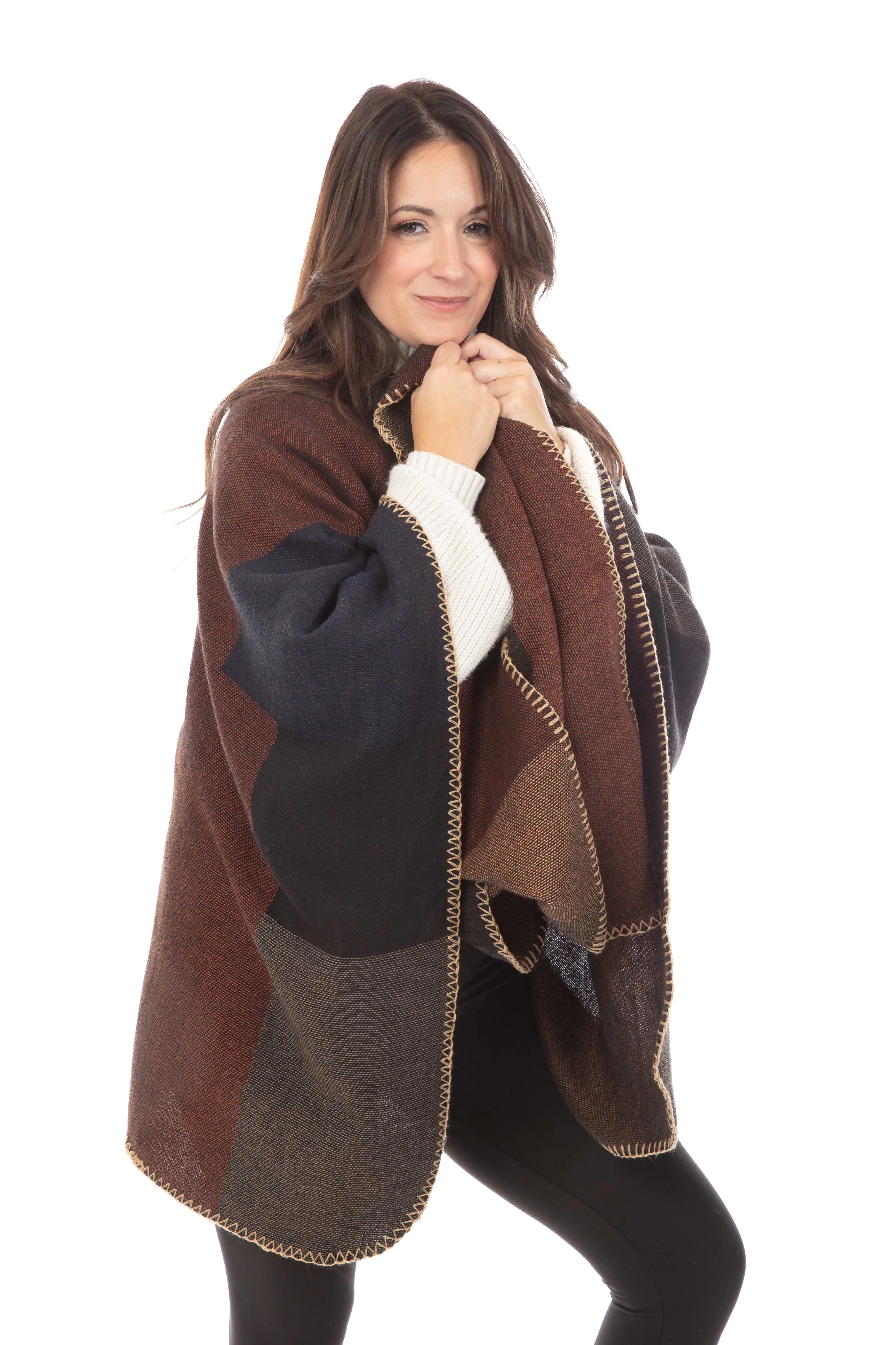 Jimena - Poncho Scarf sold by Just Cozy product image thumbnail 4