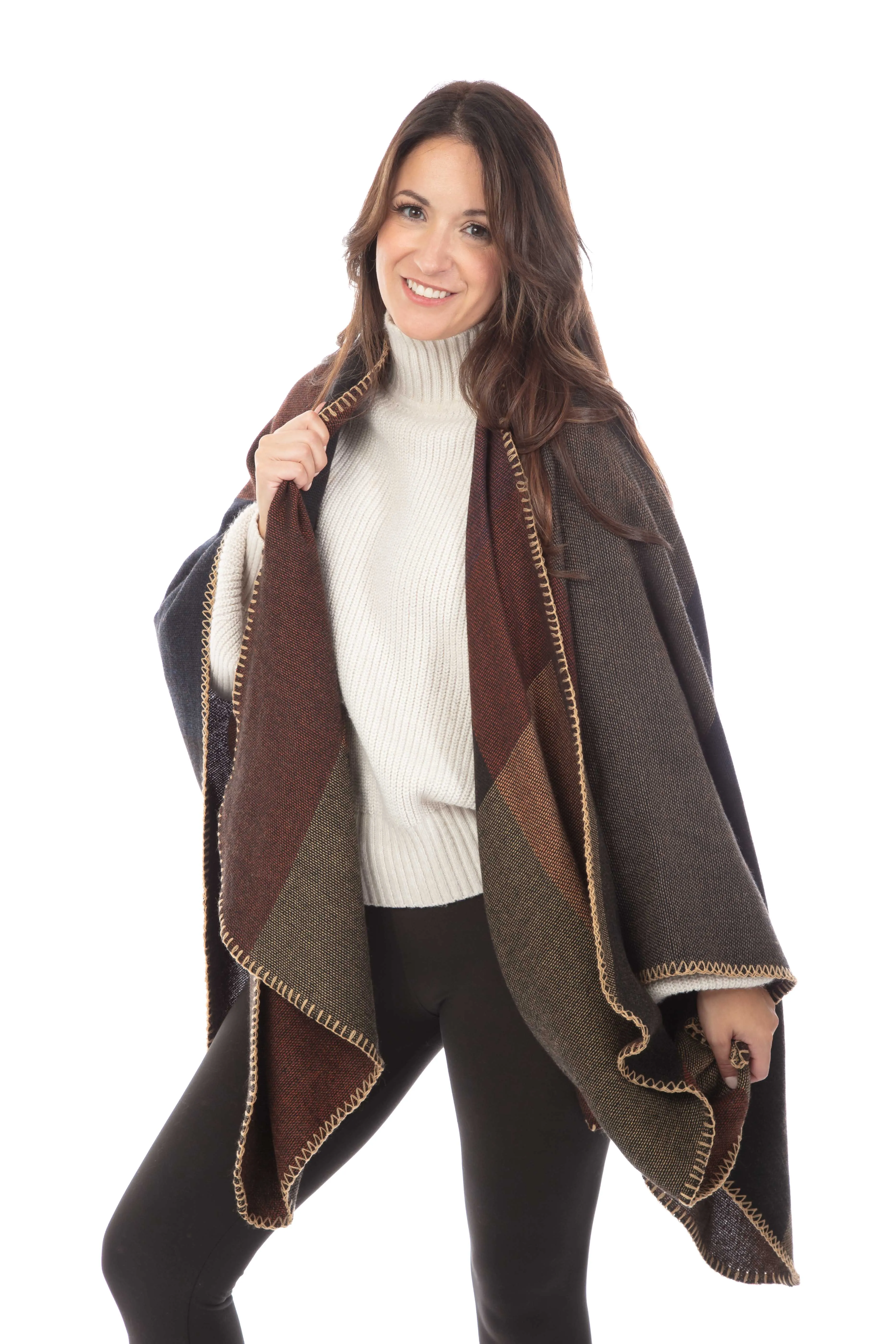 Jimena - Poncho Scarf sold by Just Cozy product image thumbnail 2