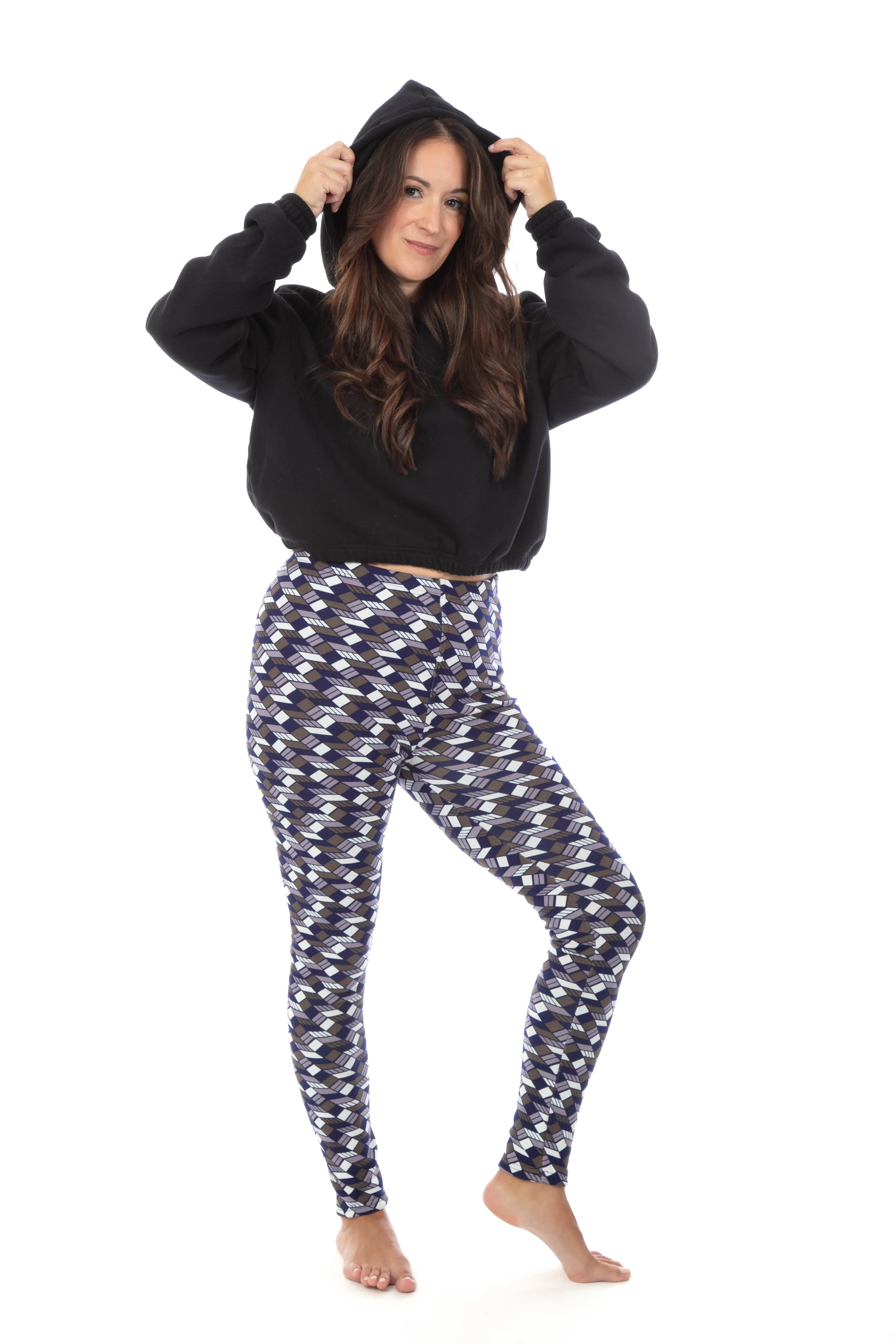 Colorful Geom - Cozy Lined Leggings sold by Just Cozy product image thumbnail 4