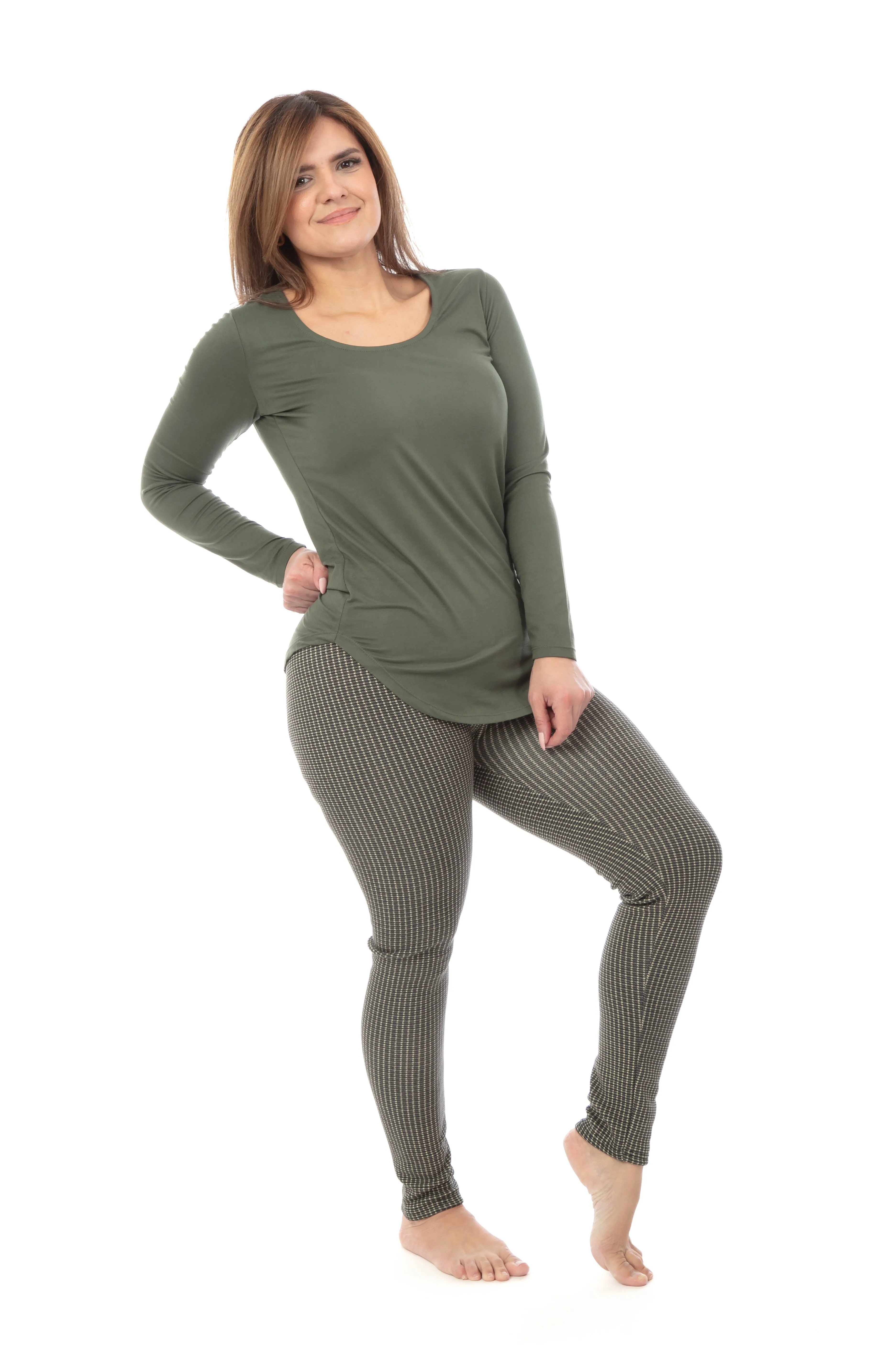 Checkers - Cozy Lined Leggings sold by Just Cozy product image thumbnail 4