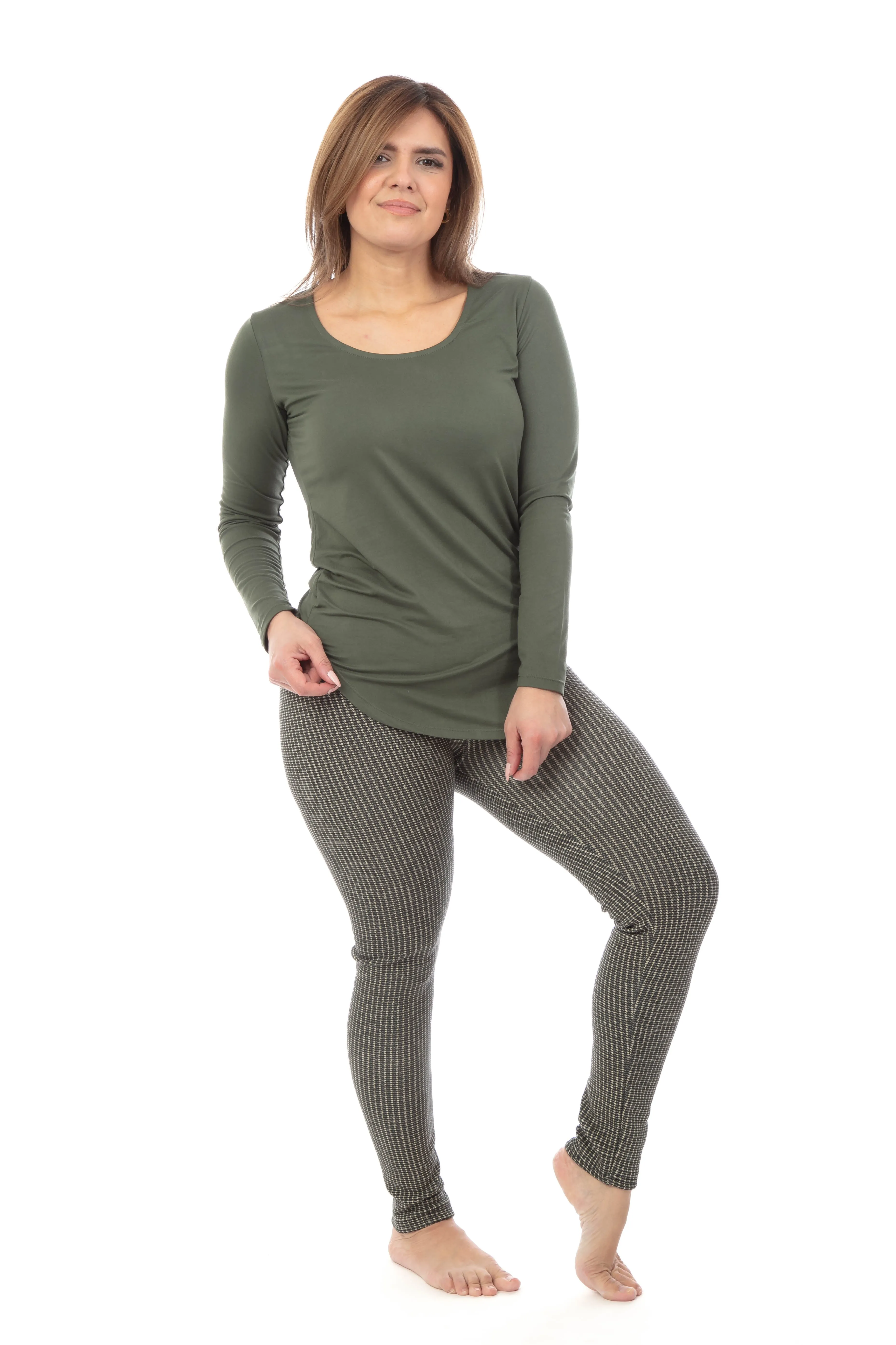 Checkers - Cozy Lined Leggings sold by Just Cozy product image thumbnail 3