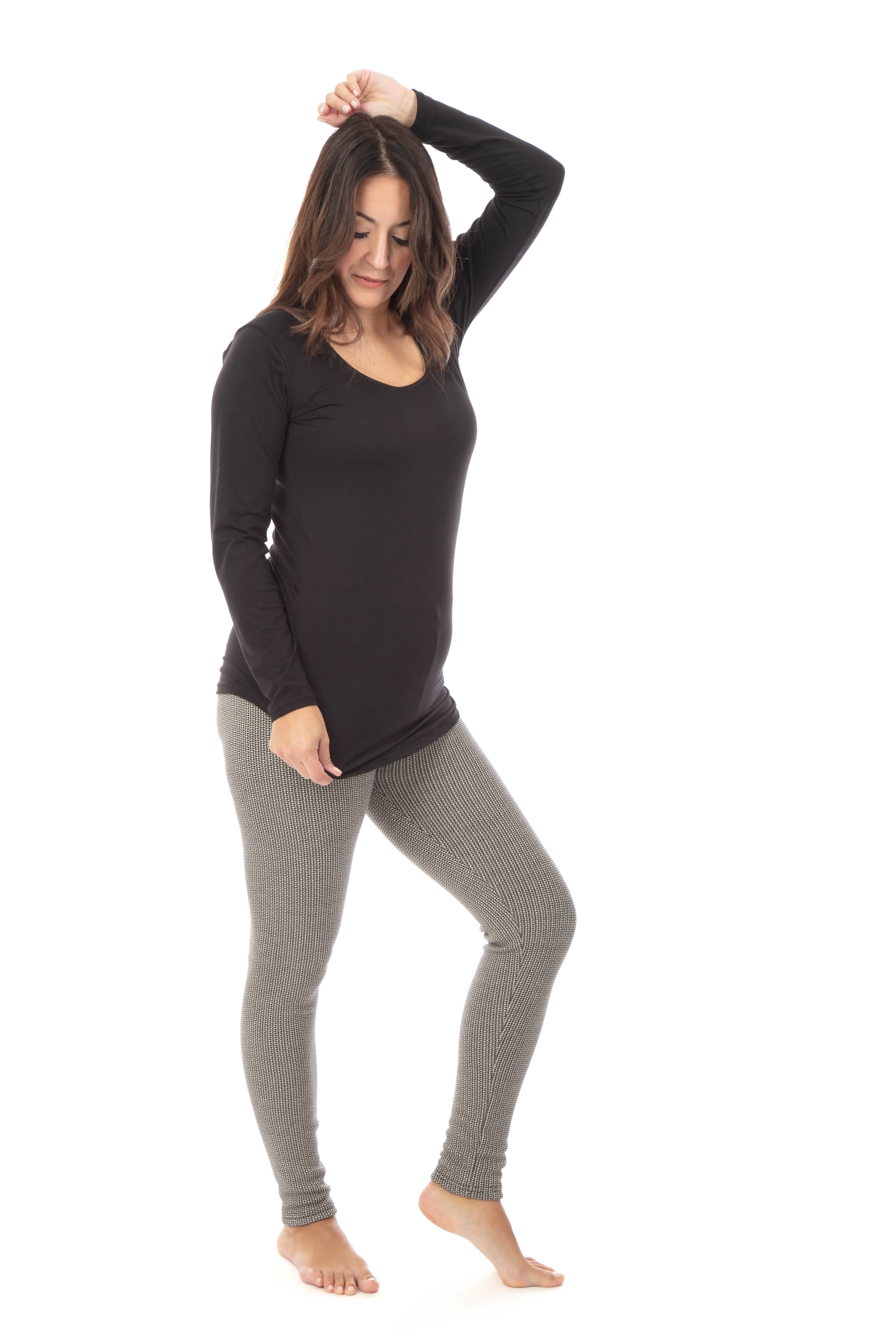 Little Chain - Cozy Lined Leggings sold by Just Cozy product image thumbnail 5