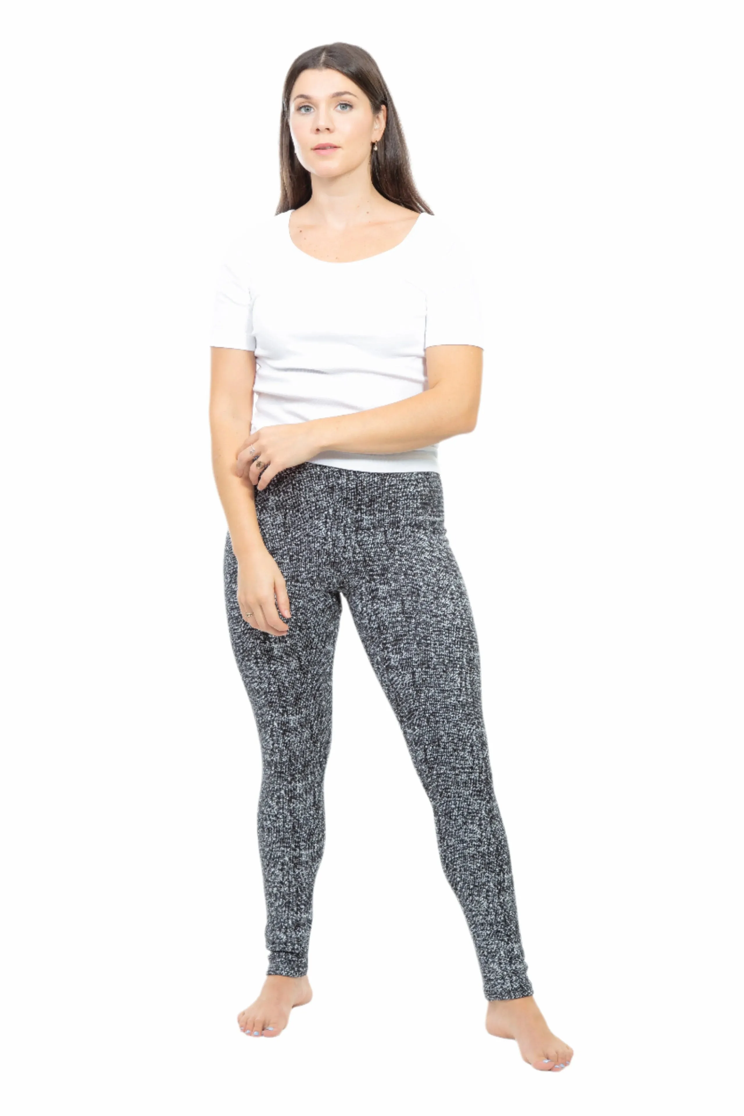 B&W - Cozy Lined Leggings sold by Just Cozy product image thumbnail 3