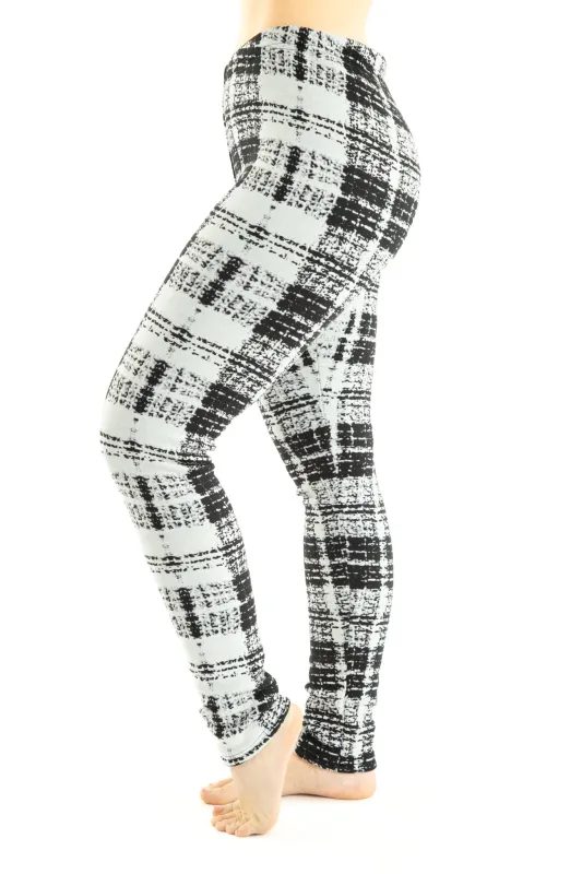 Plaid Print - Cozy Lined Leggings sold by Just Cozy