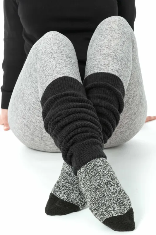 Black - Leg Warmer sold by Just Cozy