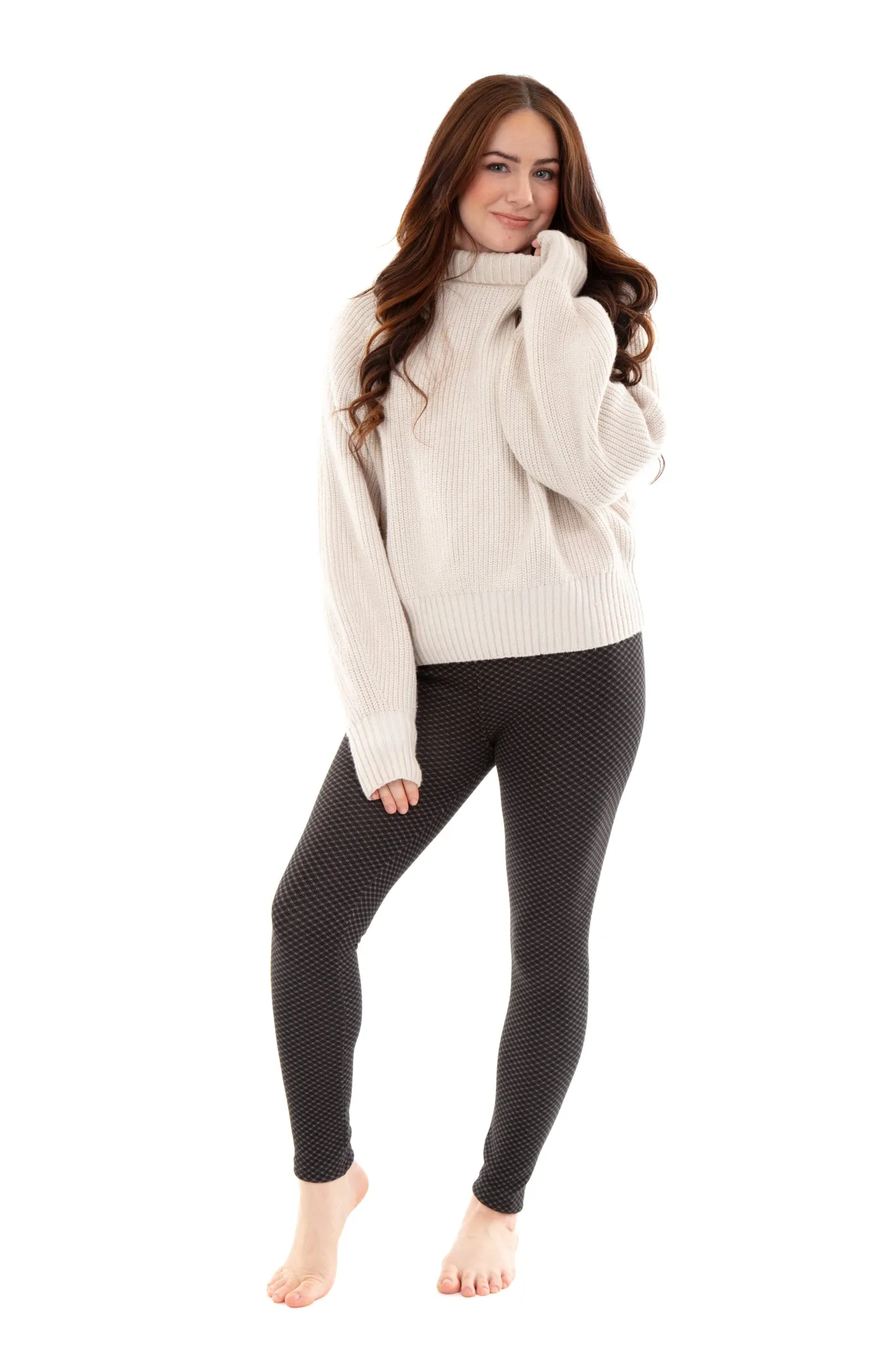 Black Majestic - Cozy Lined Leggings sold by Just Cozy product image thumbnail 3
