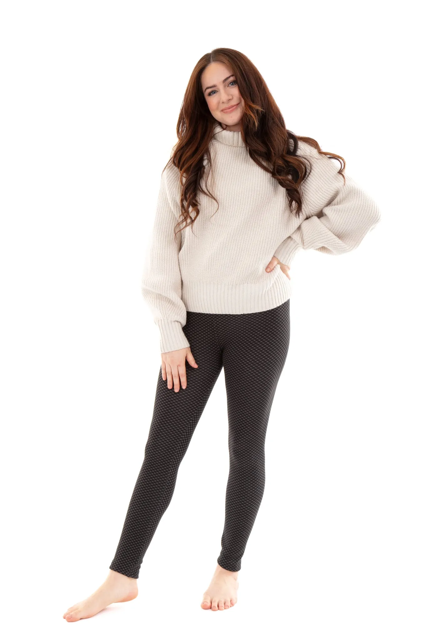Black Majestic - Cozy Lined Leggings sold by Just Cozy product image thumbnail 2