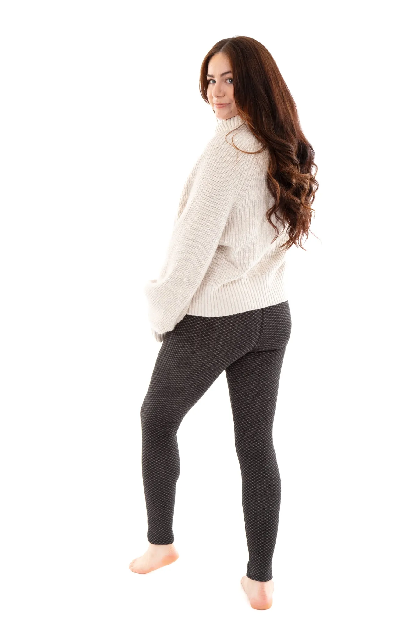 Black Majestic - Cozy Lined Leggings sold by Just Cozy product image thumbnail 4
