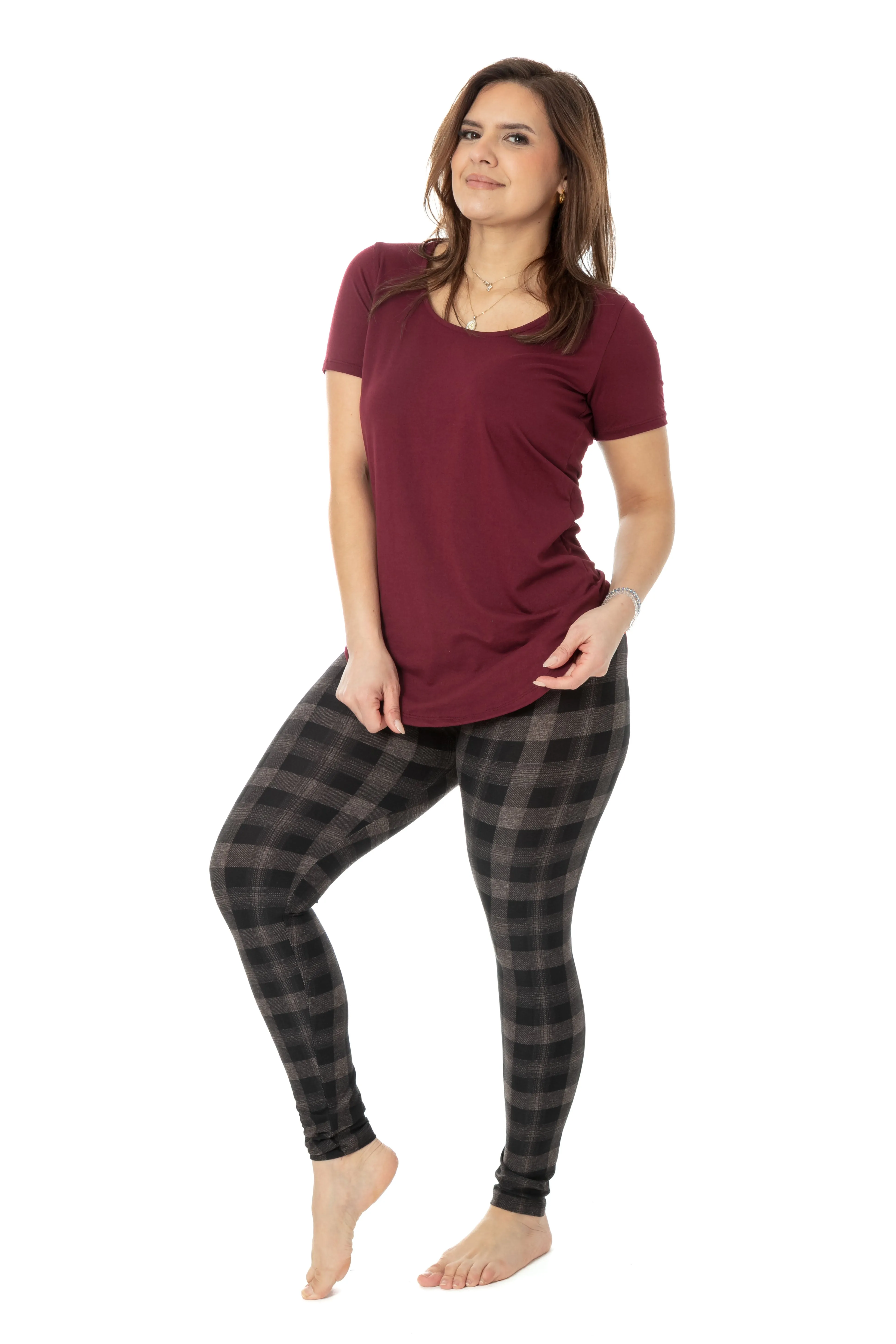 Irish Squares - All Season Leggings sold by Just Cozy product image thumbnail 2