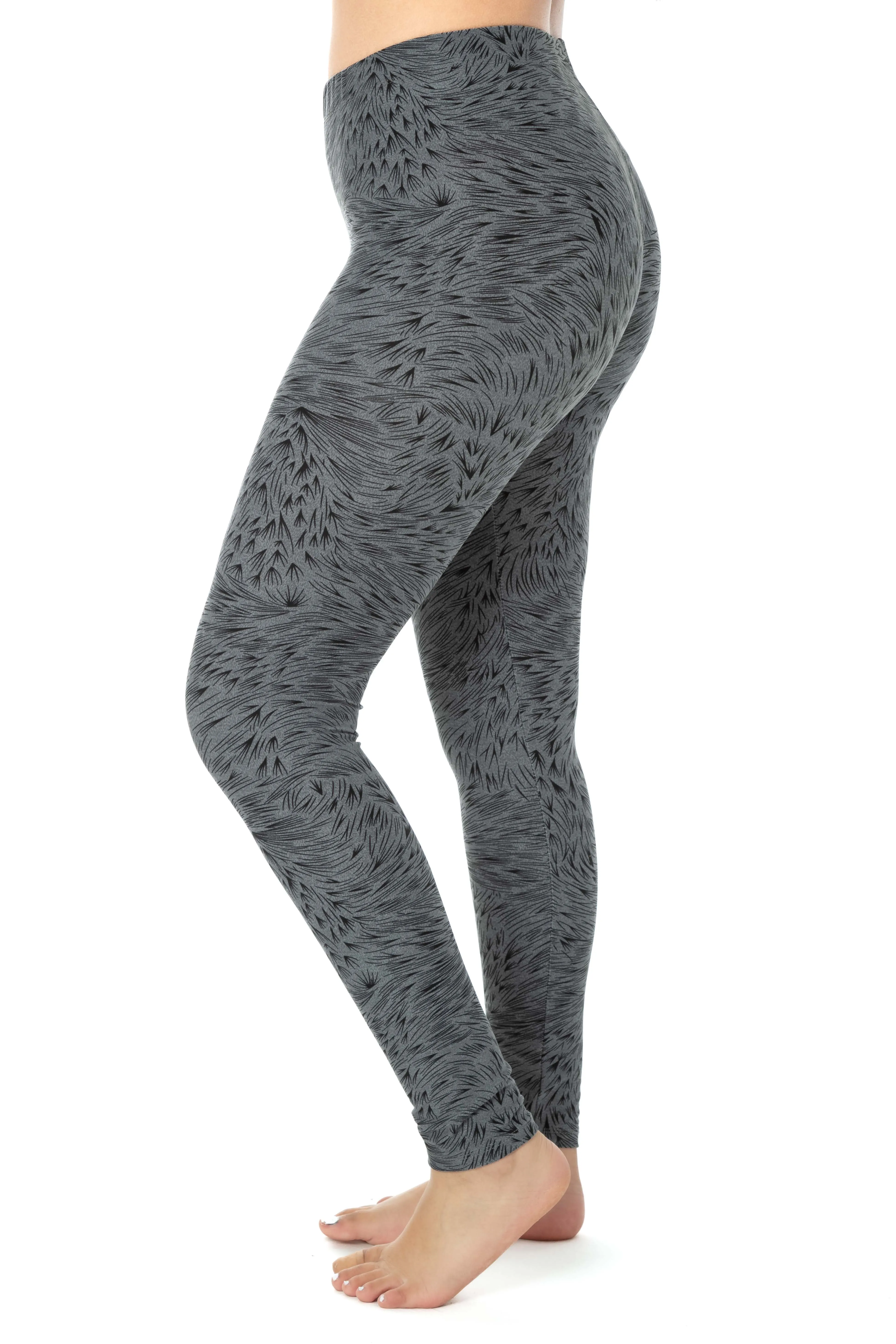 Printed Lines - All Season Leggings sold by Just Cozy