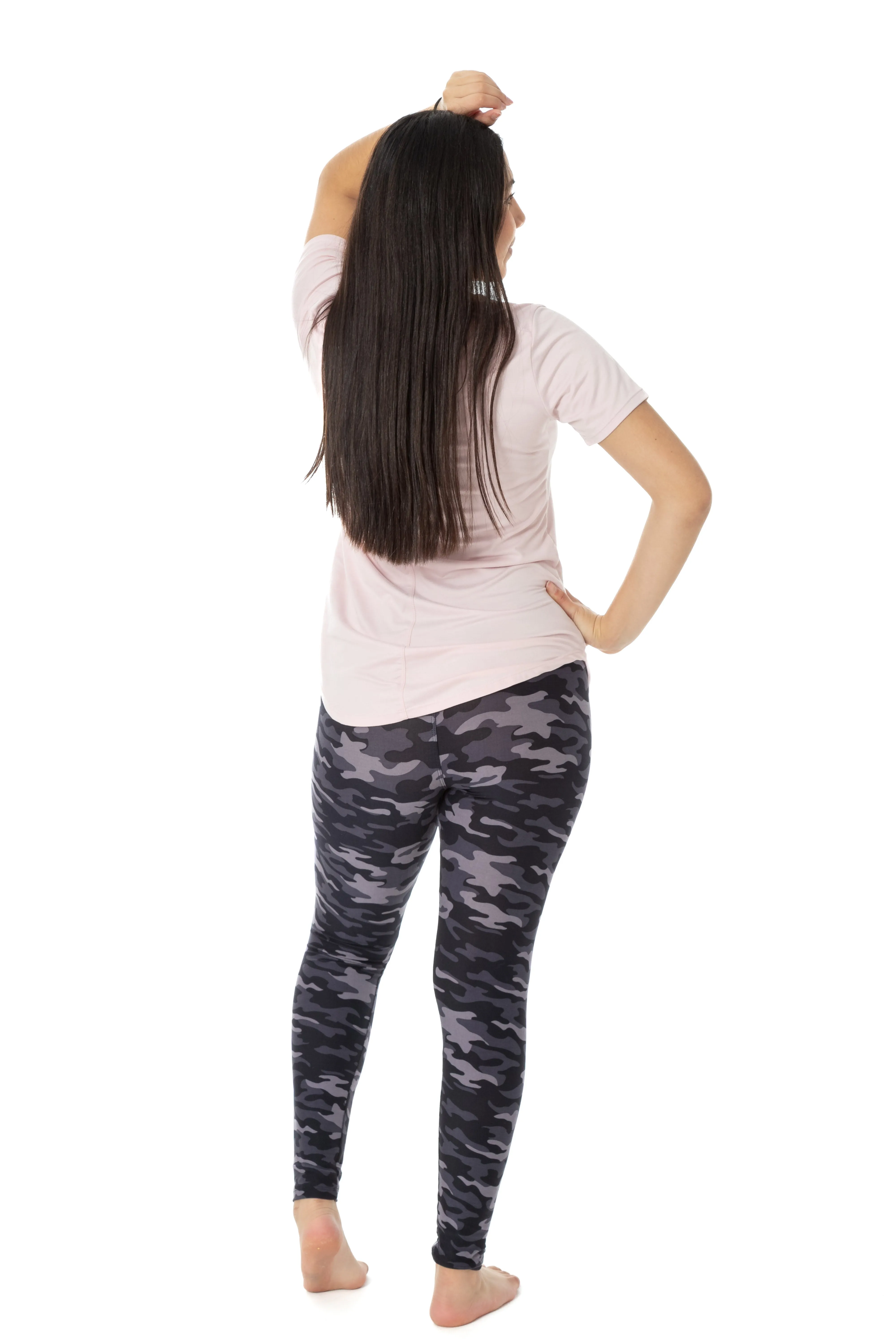 Purple Camouflage - All Season Leggings sold by Just Cozy product image thumbnail 5