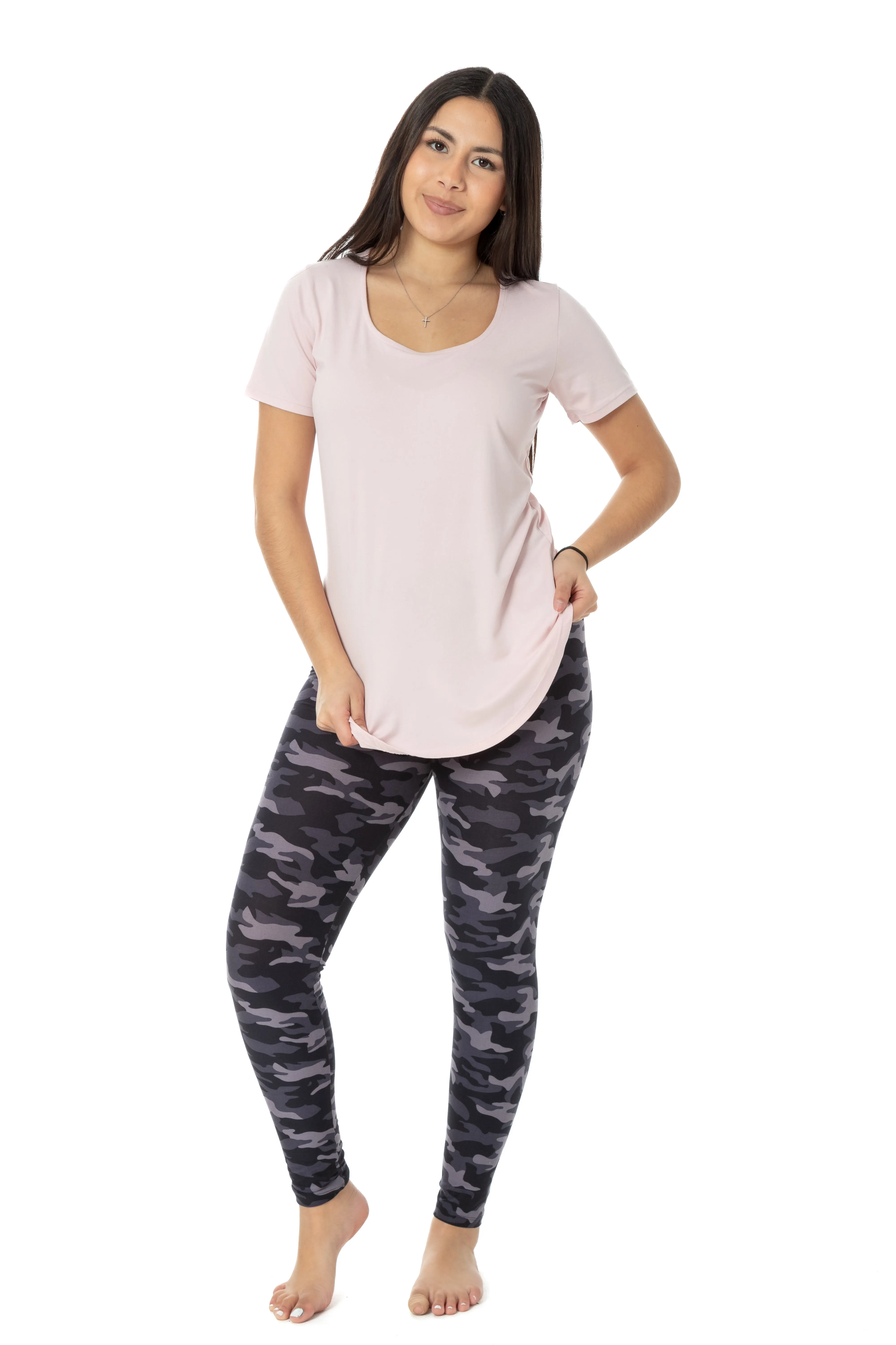 Purple Camouflage - All Season Leggings sold by Just Cozy product image thumbnail 2