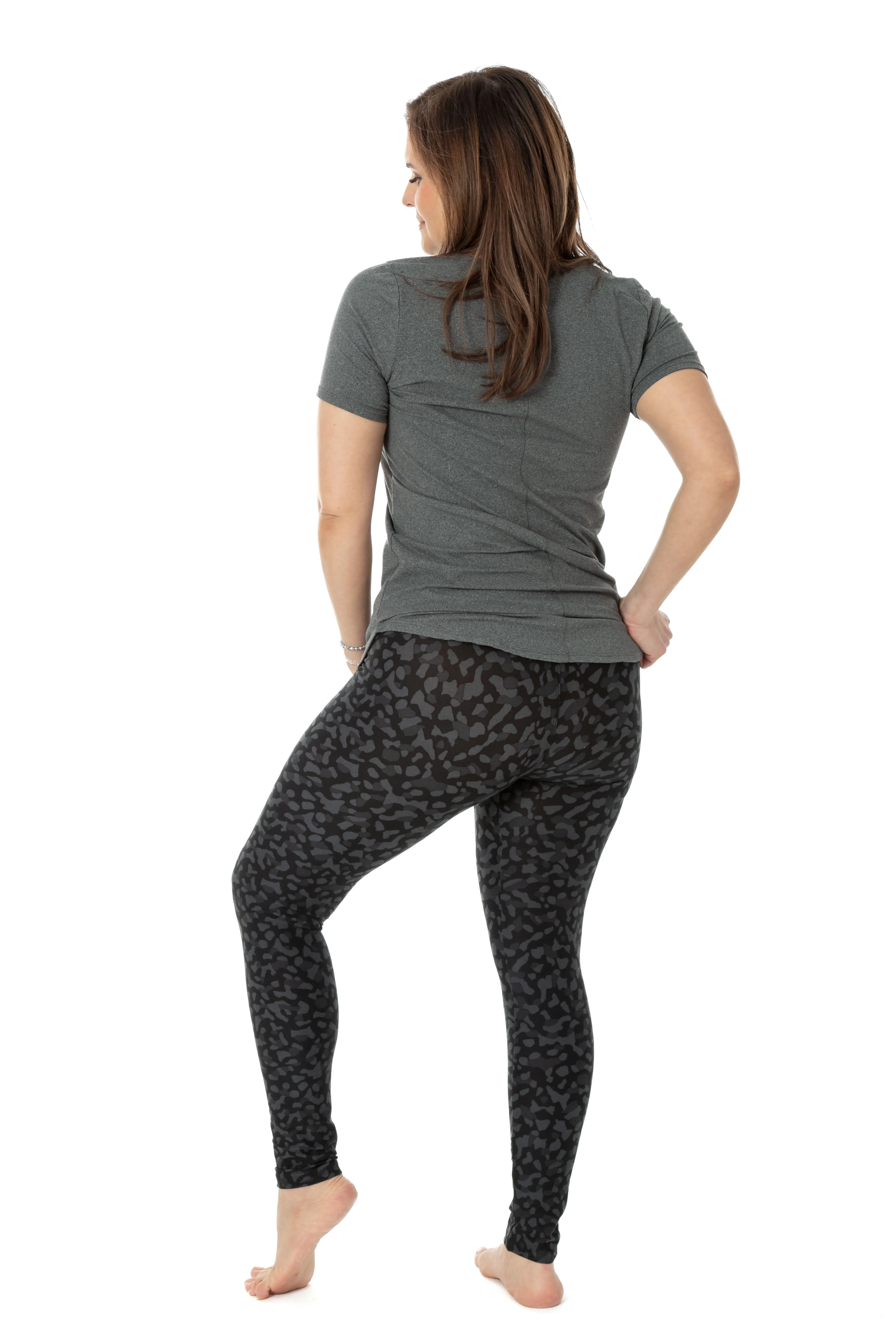 Grey Cheetah - All Season Leggings sold by Just Cozy product image thumbnail 4