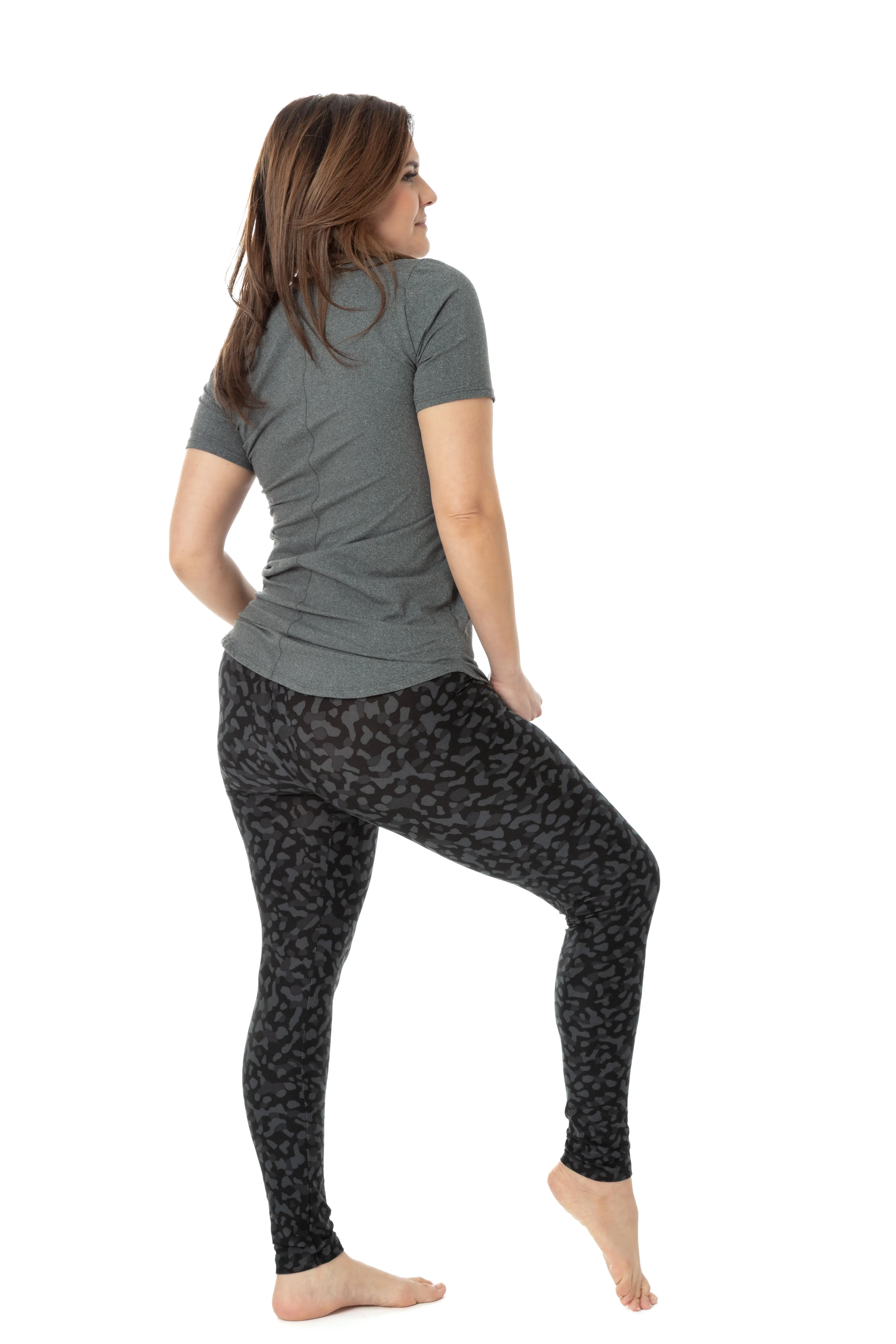 Grey Cheetah - All Season Leggings sold by Just Cozy product image thumbnail 5