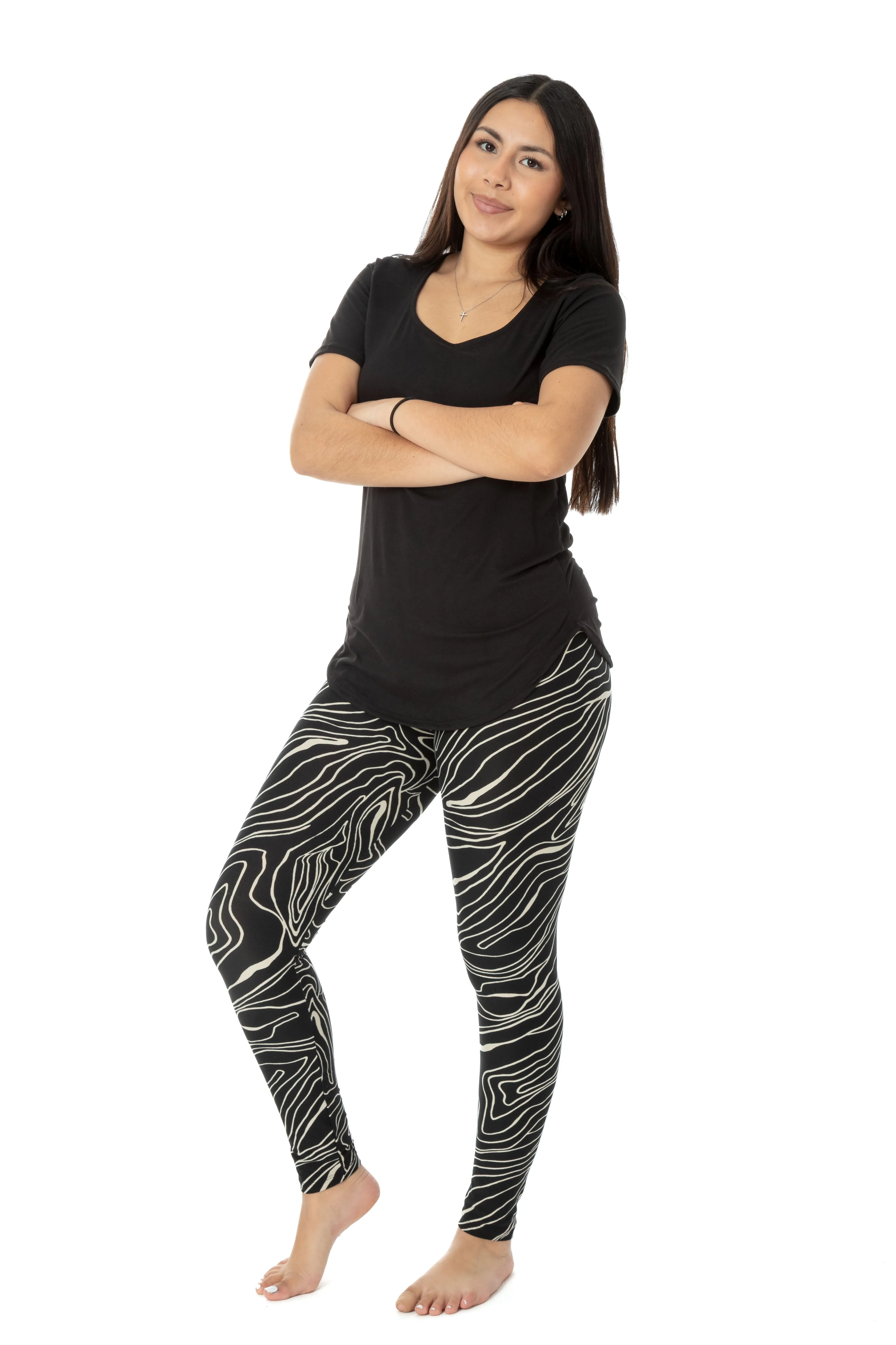 Zebra - All Season Leggings sold by Just Cozy product image thumbnail 5