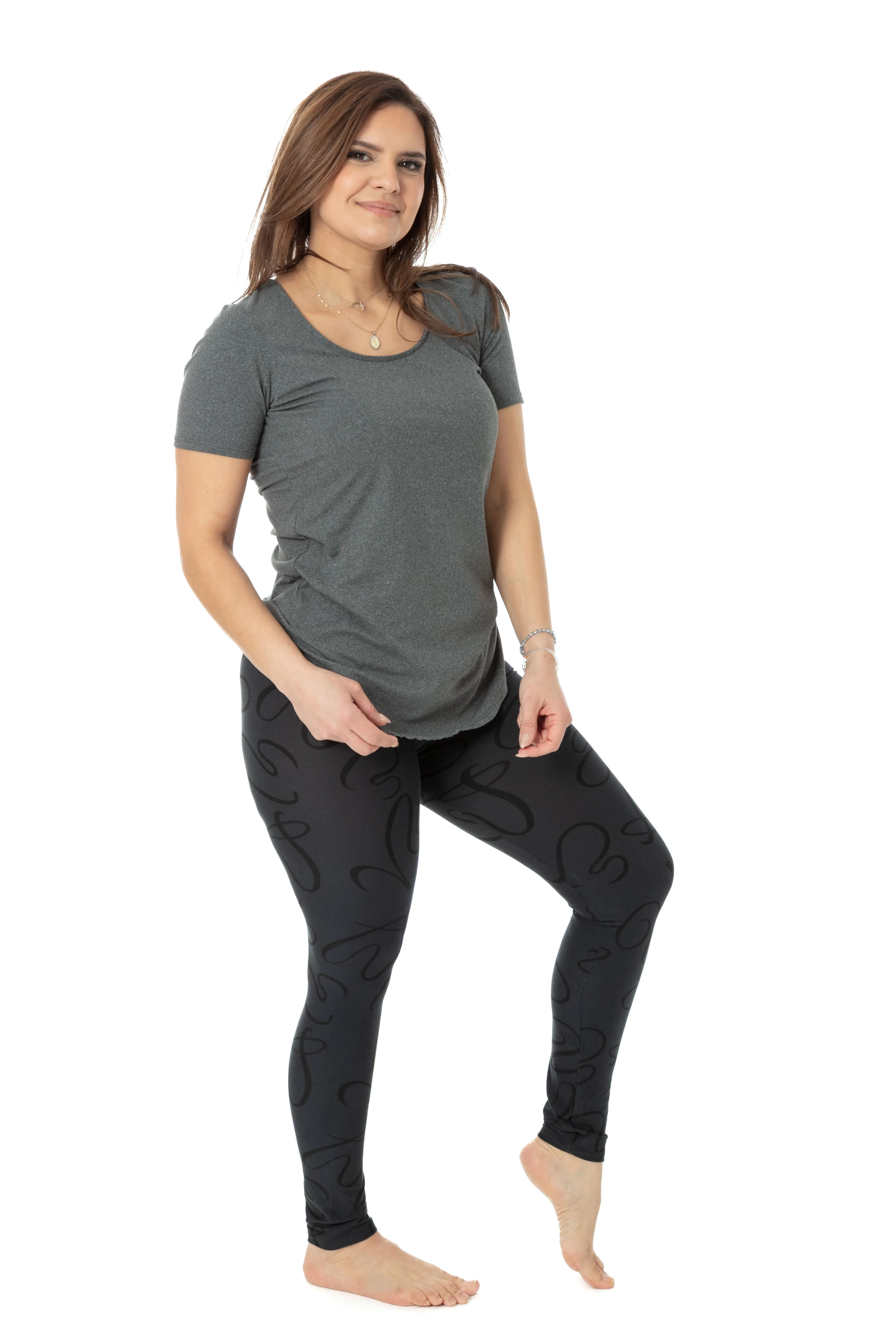 Lovely Charcoal - All Season Leggings sold by Just Cozy product image thumbnail 4