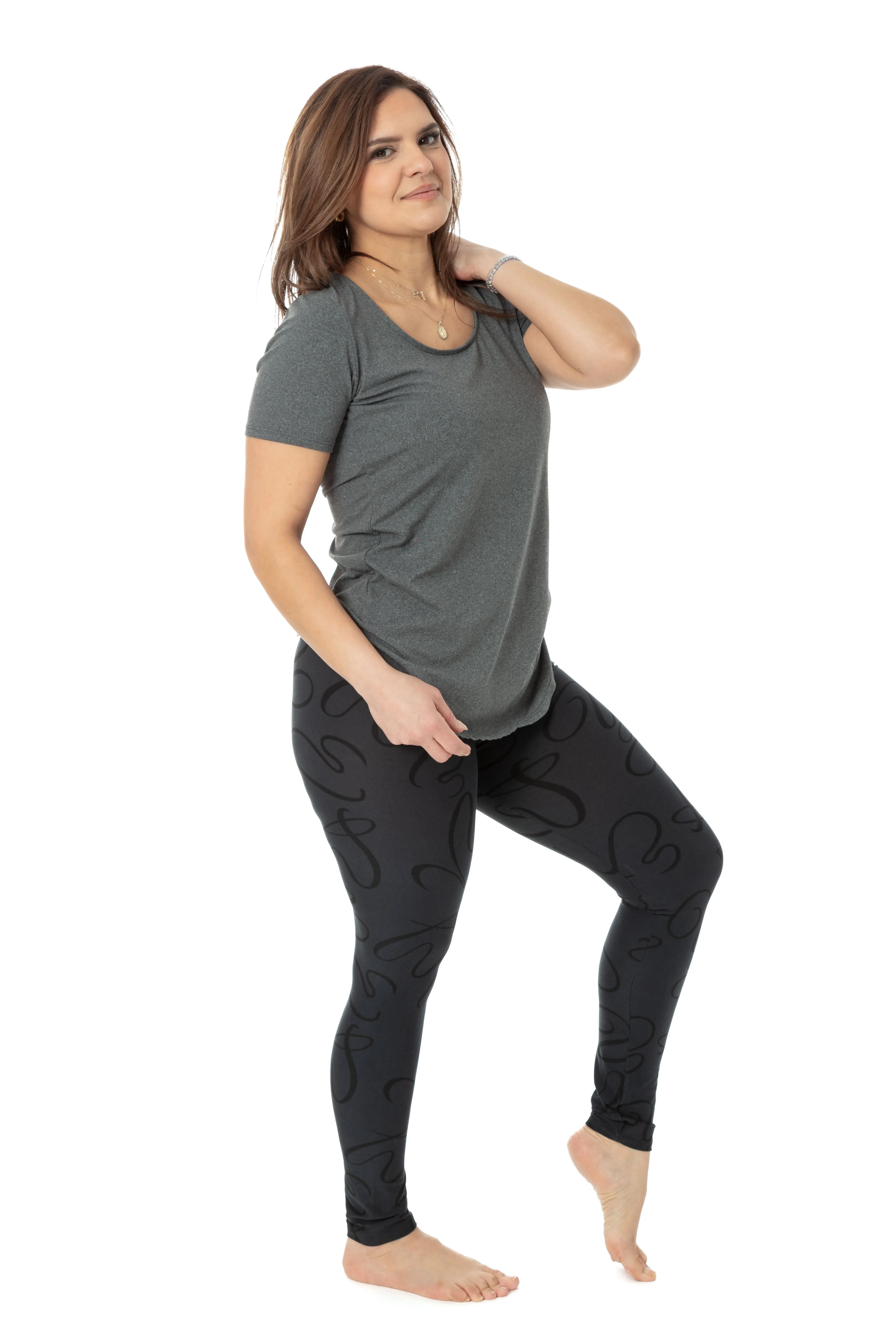 Lovely Charcoal - All Season Leggings sold by Just Cozy product image thumbnail 5