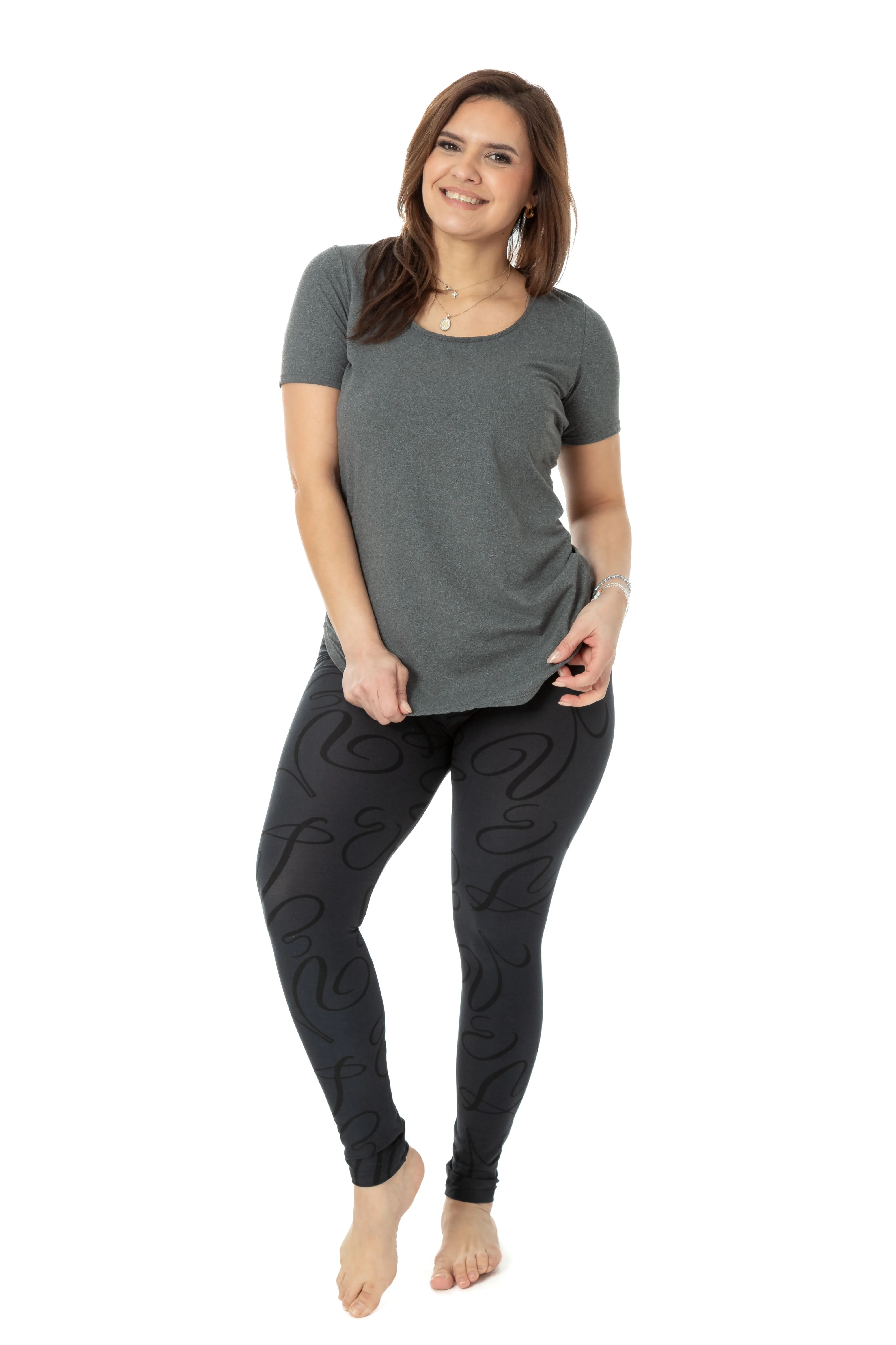 Lovely Charcoal - All Season Leggings sold by Just Cozy product image thumbnail 2