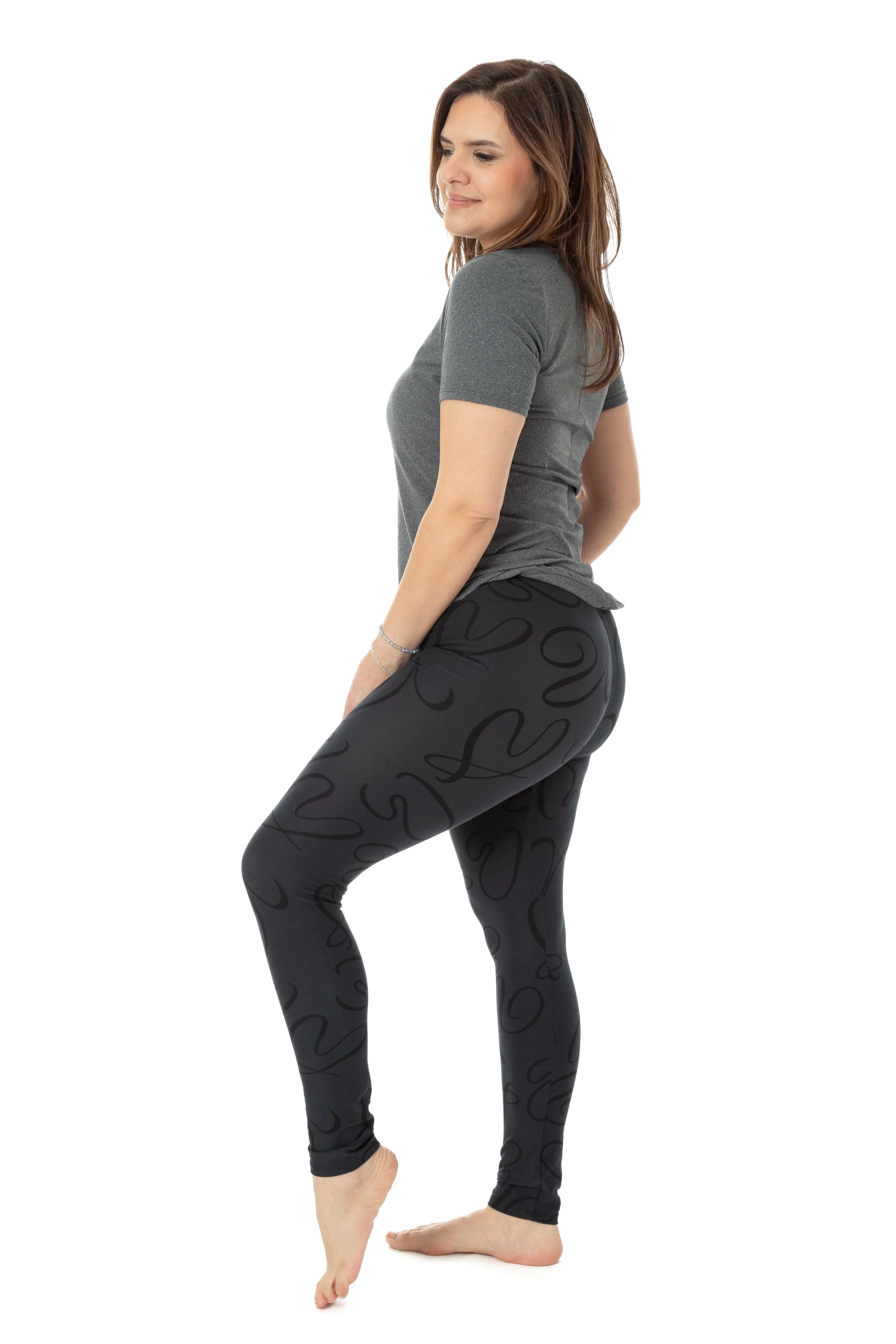 Lovely Charcoal - All Season Leggings sold by Just Cozy product image thumbnail 3