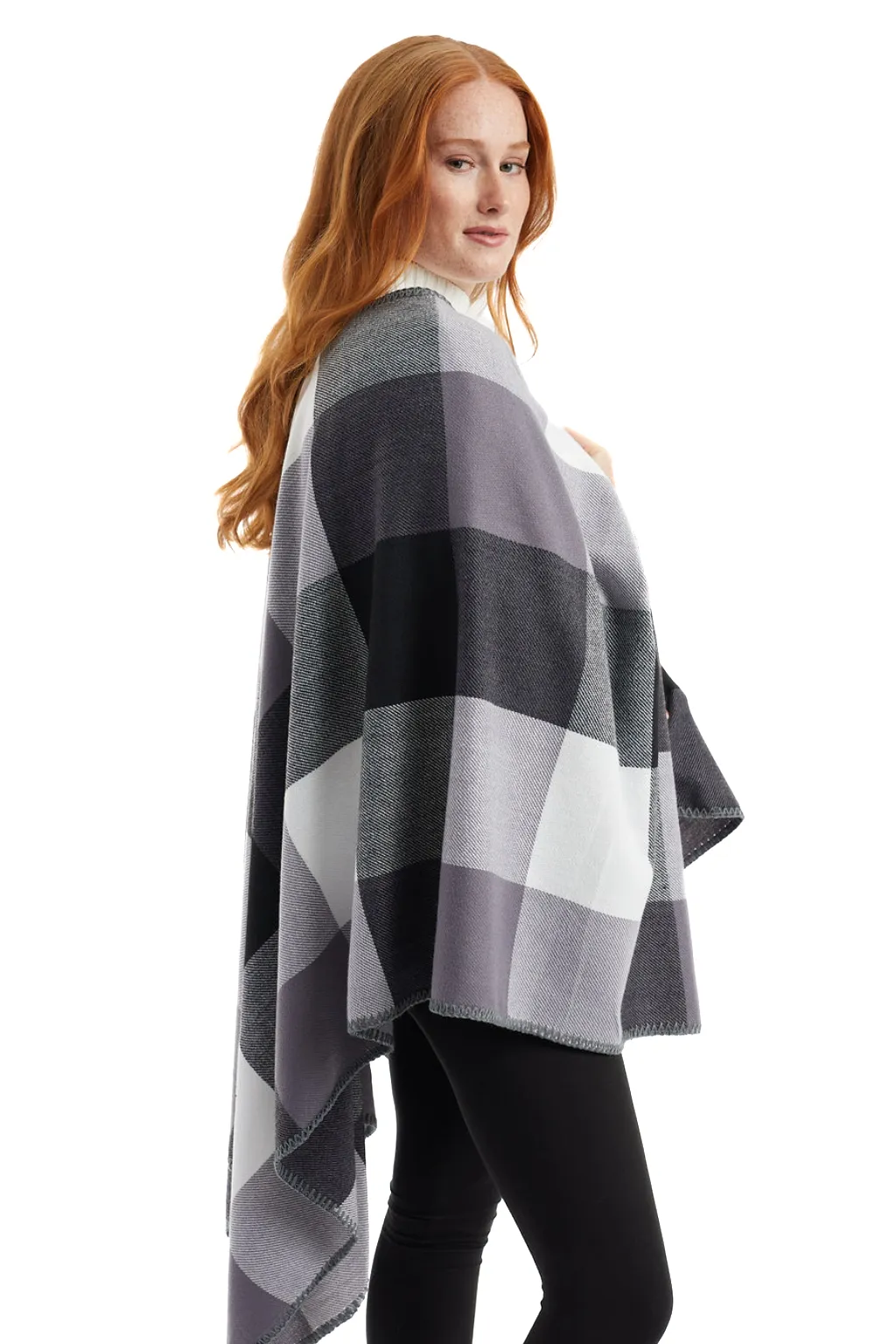 Lia - Poncho Scarf sold by Just Cozy product image thumbnail 3