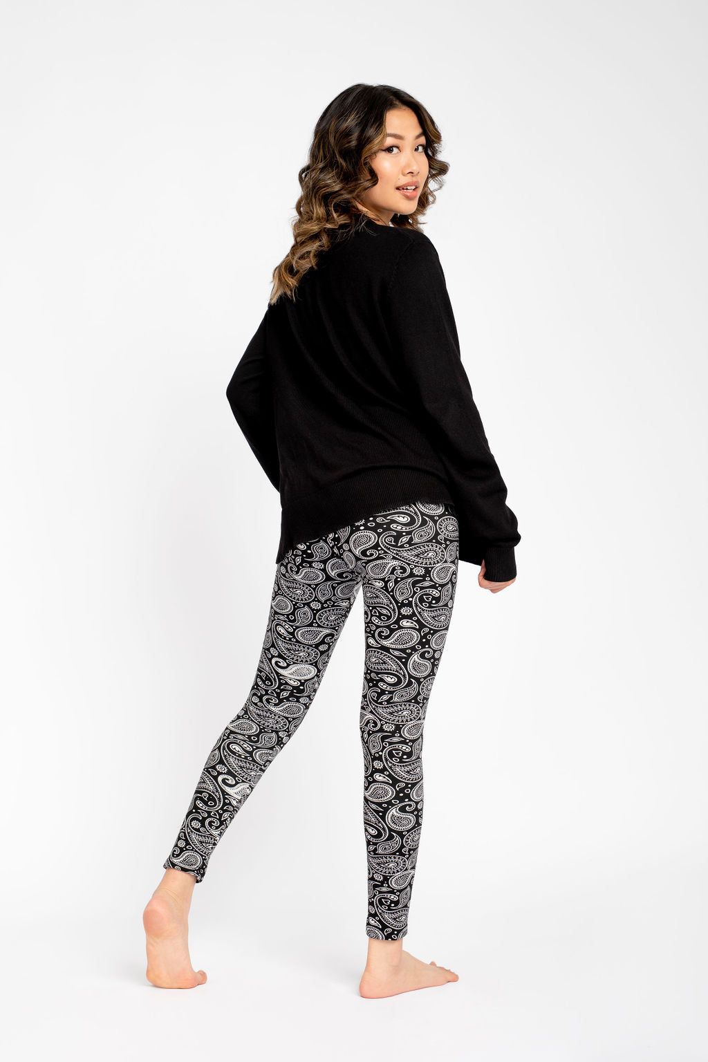 Black Paisley - Cozy Lined sold by Just Cozy product image thumbnail 3