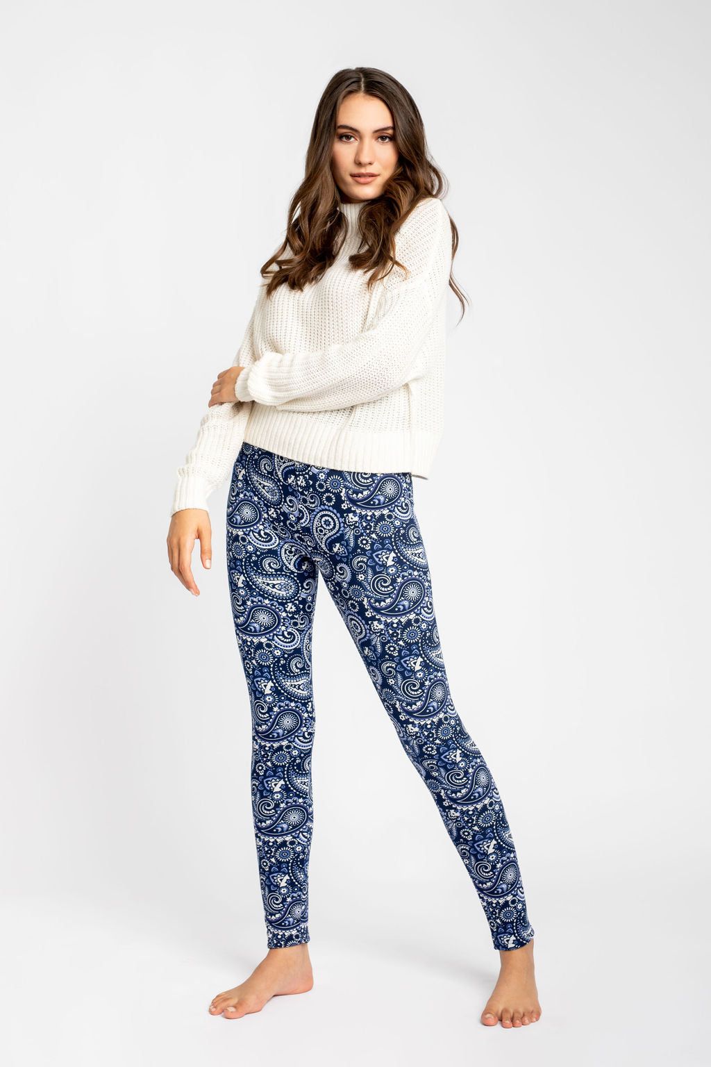 Blue Paisley - Cozy Lined sold by Just Cozy product image thumbnail 2