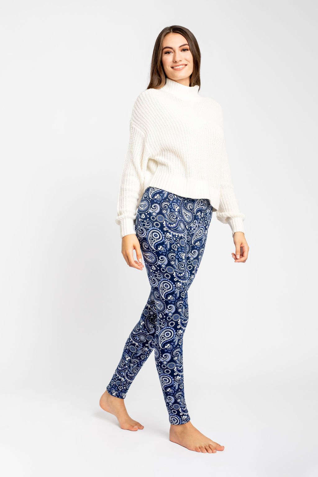 Blue Paisley - Cozy Lined sold by Just Cozy product image thumbnail 3