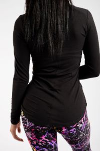 Black - Long Sleeve Tunic Top sold by Just Cozy